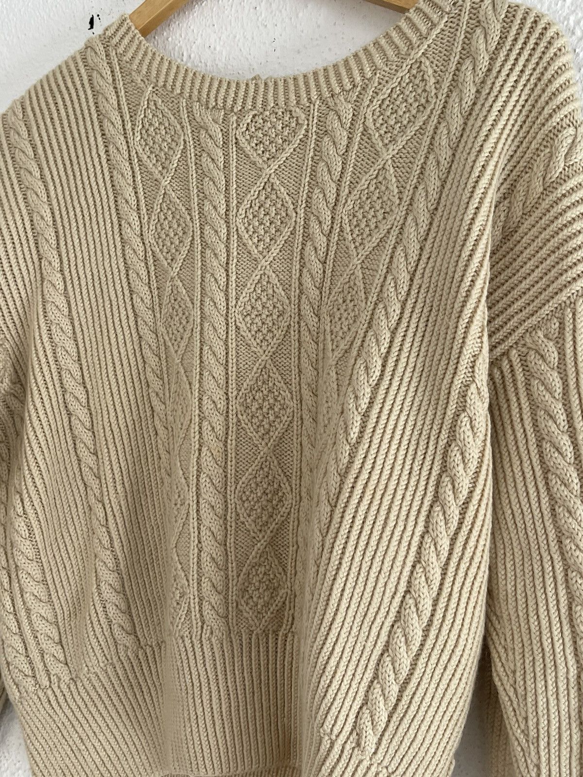 Burberry Vintage Burberrys Cable Knit Sweaters Burberry Size M / US 6-8 / IT 42-44 - 3 Thumbnail