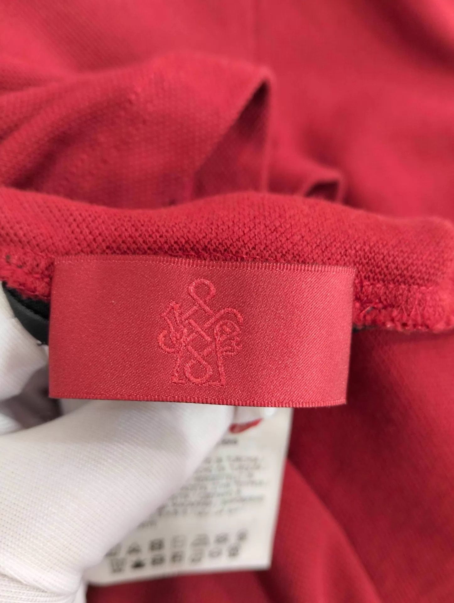 Moncler Moncler Red Logo Polo Shirt XXL Size US XXL / EU 58 / 5 - 5 Thumbnail