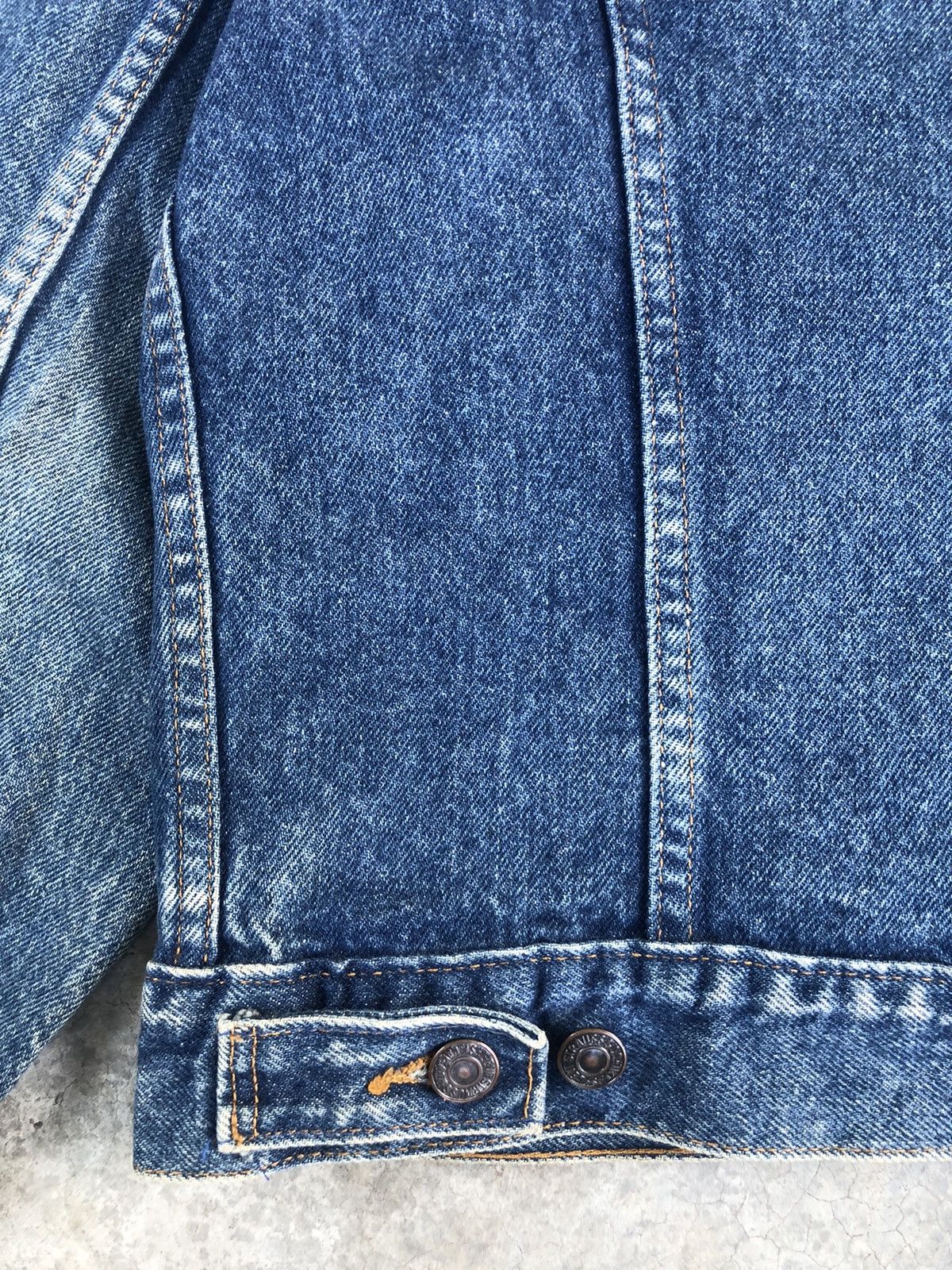 Levi's Vintage 80’s Levi’s Denim Jacket Distressed Stone Wash Size US M / EU 48-50 / 2 - 12 Thumbnail