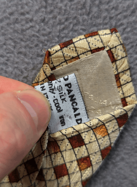 Vitaliano Vintage Vitaliano Pancaldi Italy silk neck tie Size ONE SIZE - 3 Thumbnail