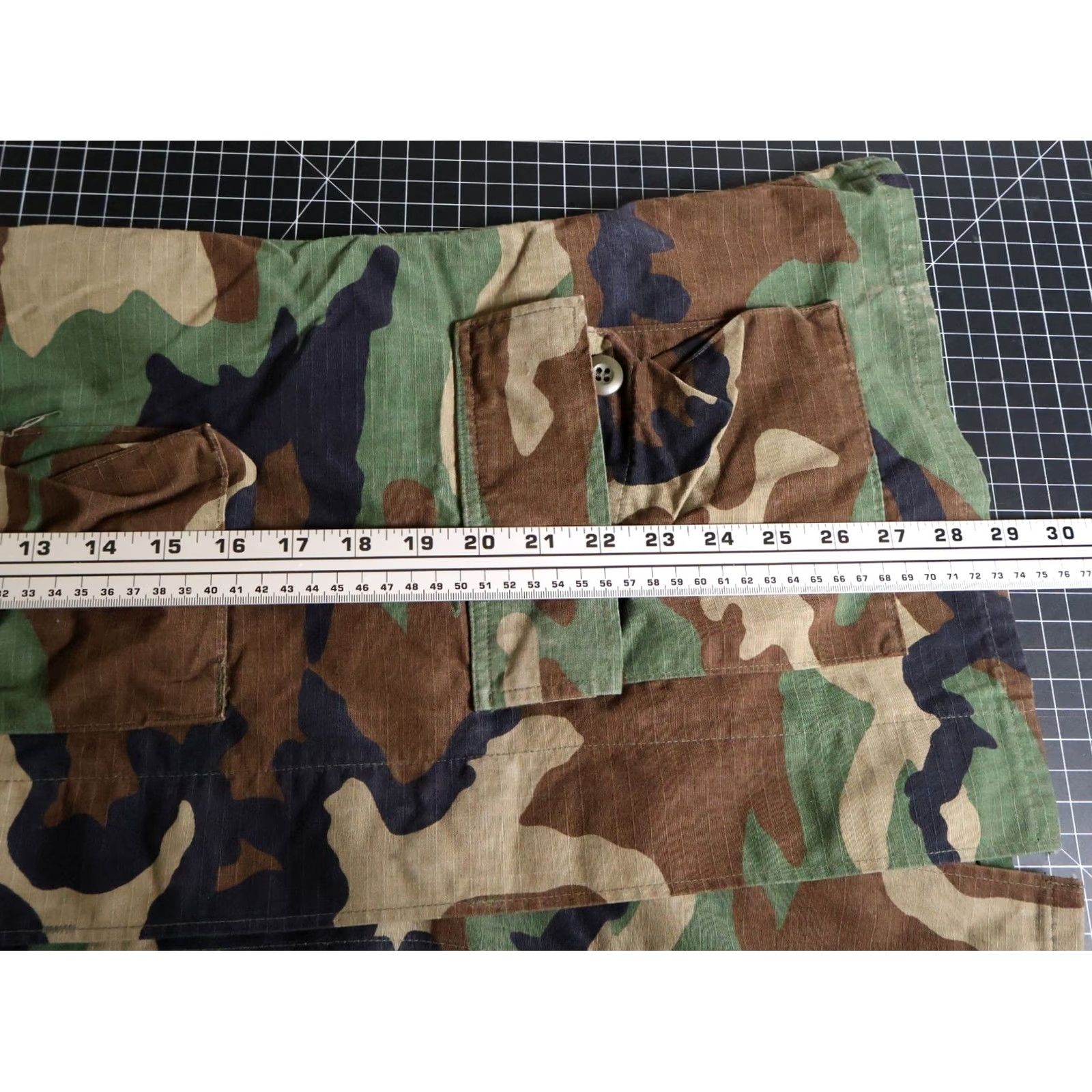 American Apparel Military Jacket Men’s Medium Woodland Camo Camouflage Army Hot Weather Jacket Size US M / EU 48-50 / 2 - 6 Thumbnail