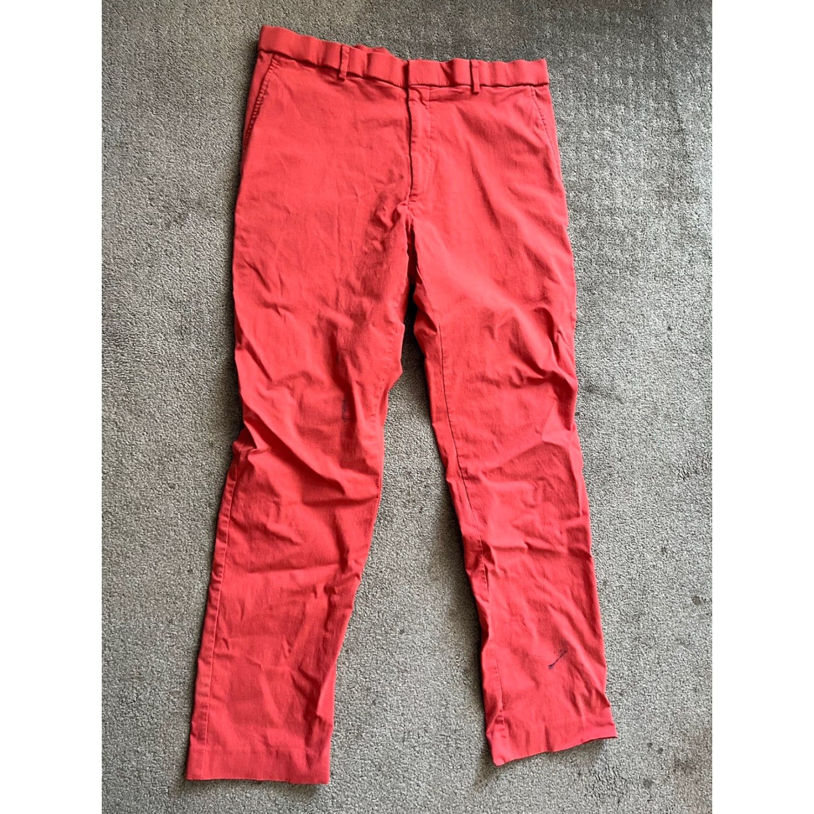 Tommy Hilfiger Tommy Hilfiger Chino Pants Men Pink Solid Straight Leg 32x29 Regular Size 32 Inseam 29 Pink Chino Pants Mens Size US 32 / EU 48 - 2 Thumbnail