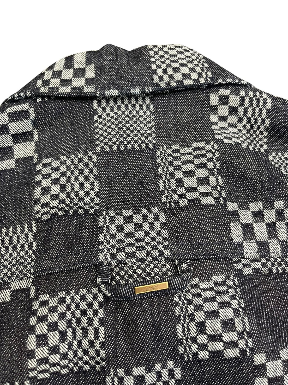 Louis Vuitton Louis Vuitton Damien Distorted Denim Jacket Size US M / EU 48-50 / 2 - 5 Thumbnail