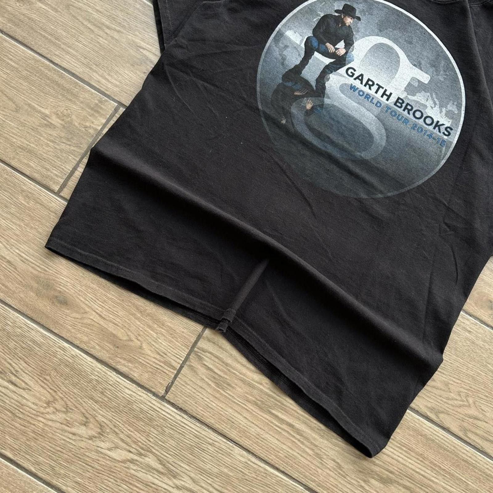 Designer Y2K Black Garth Brooks 2014-15 World Tour Promo T-Shirt Size US L / EU 52-54 / 3 - 5 Thumbnail