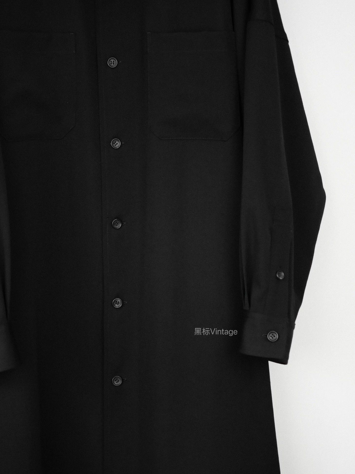 Yohji Yamamoto Yohji 23AW Vintage Wool Long Shirt Coat (Men's New) Size US S / EU 44-46 / 1 - 3 Thumbnail