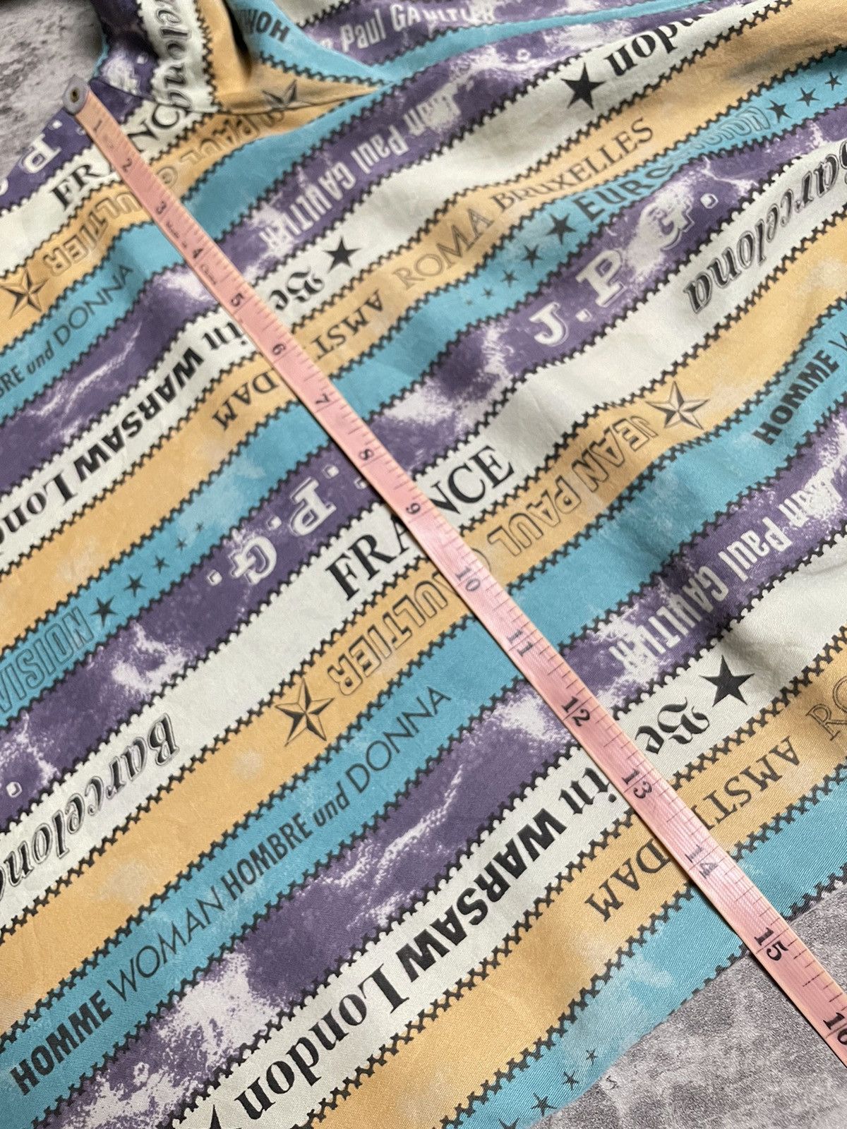 Jean Paul Gaultier Vintage Jean Paul Gaultier “EURO VISION” Printed Size US 33 - 13 Thumbnail