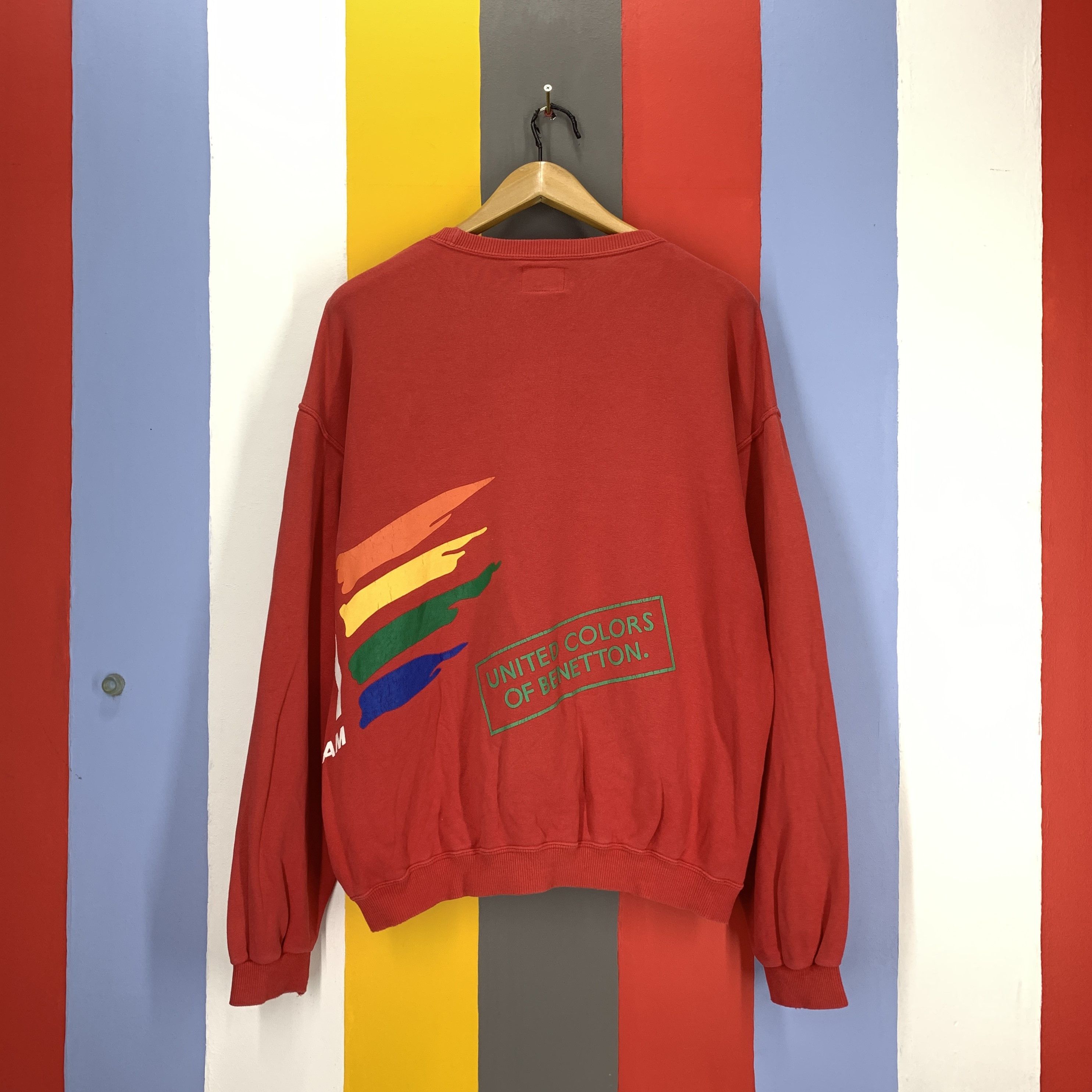 Benetton BENETTON FORMULA 1 RACING Sweatshirt #1915/10 Size US L / EU 52-54 / 3 - 1 Thumbnail