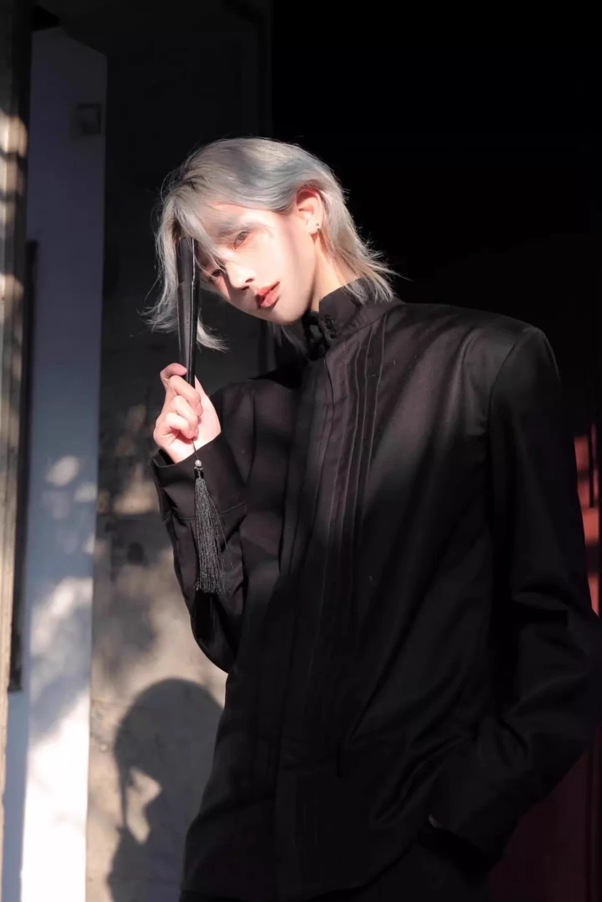 Saint Laurent Paris SLP 24ss Black Stand-Collar Dress Shirt 38 Size US S / EU 44-46 / 1 - 7 Thumbnail