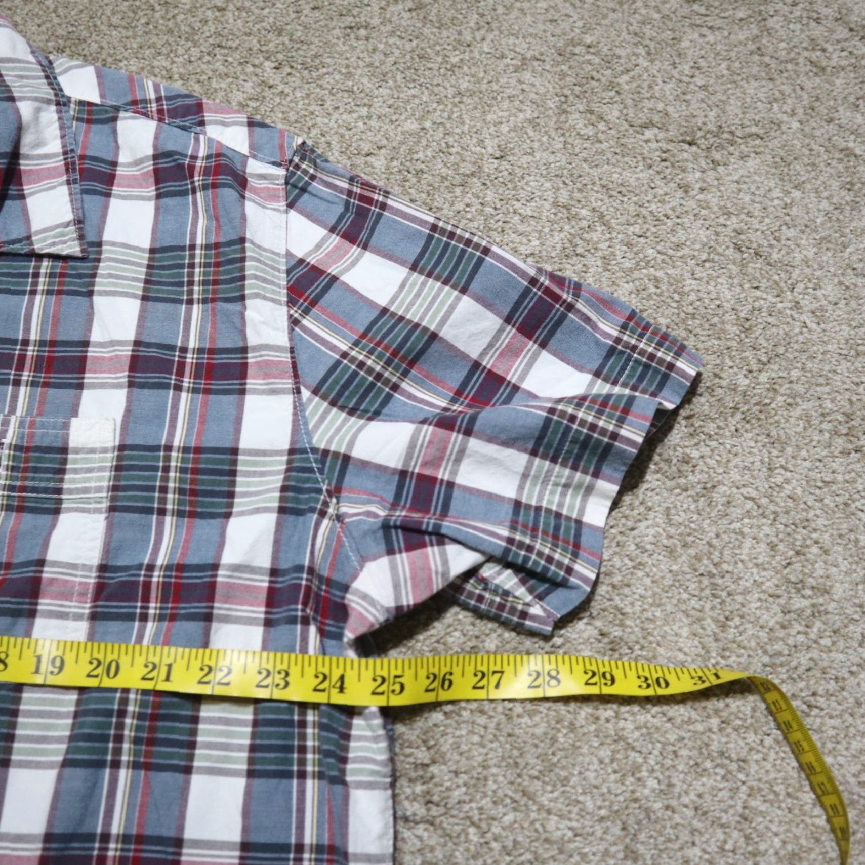 Old Navy Old Navy Shirt Men's 2XL Plaid Long Sleeve Button-Up Multicolor Cotton Blend 2000s 2XL Mens Shirt Size US XXL / EU 58 / 5 - 5 Thumbnail