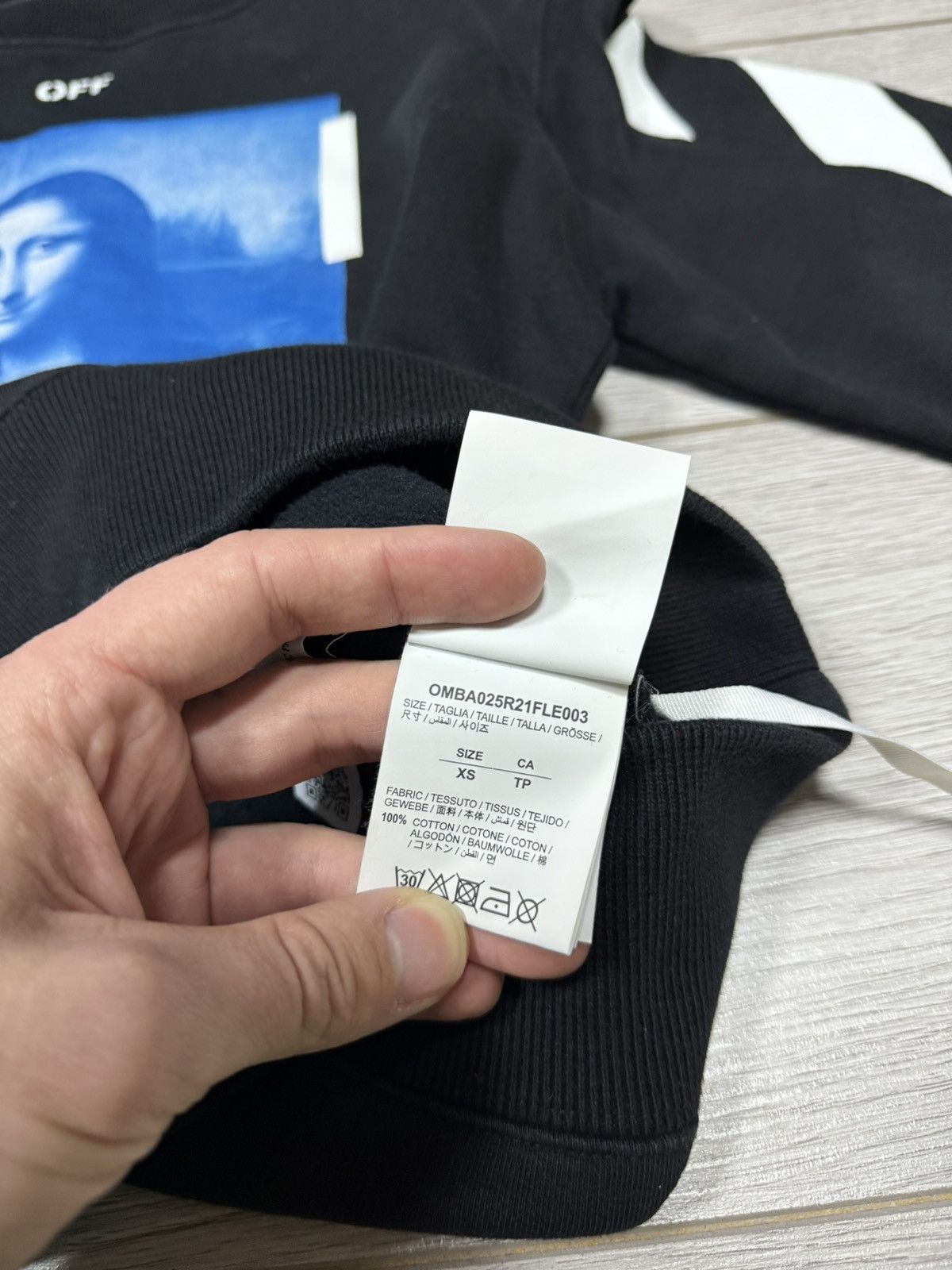 Off-White Off-White Mona Lisa tapes arrows sweatshirt Size US XS / EU 42 / 0 - 10 Thumbnail