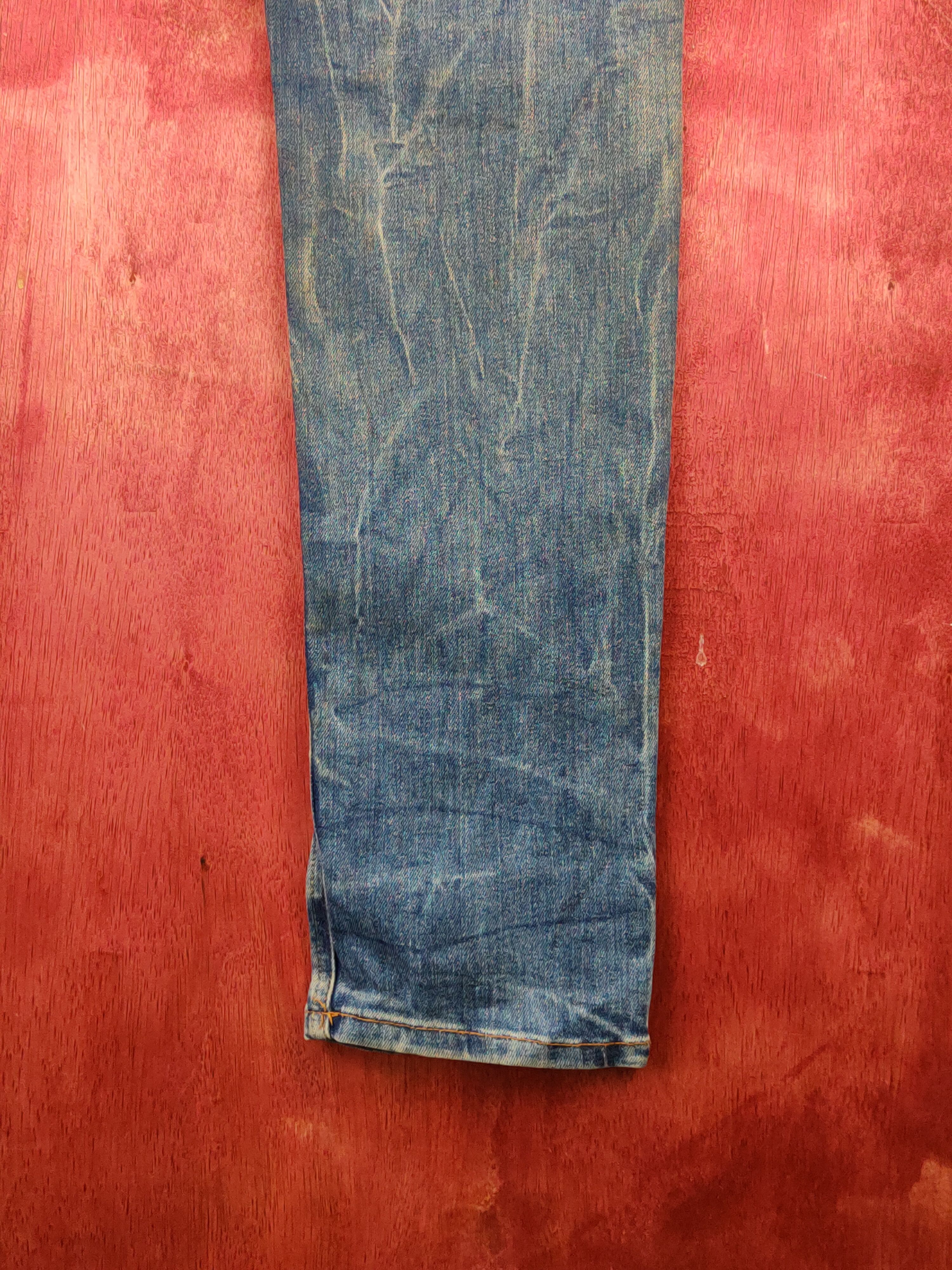 Japanese Brand Zara Man vintage Blue Faded Distressed jeans Denim #S1532 Size US 31 - 14 Thumbnail