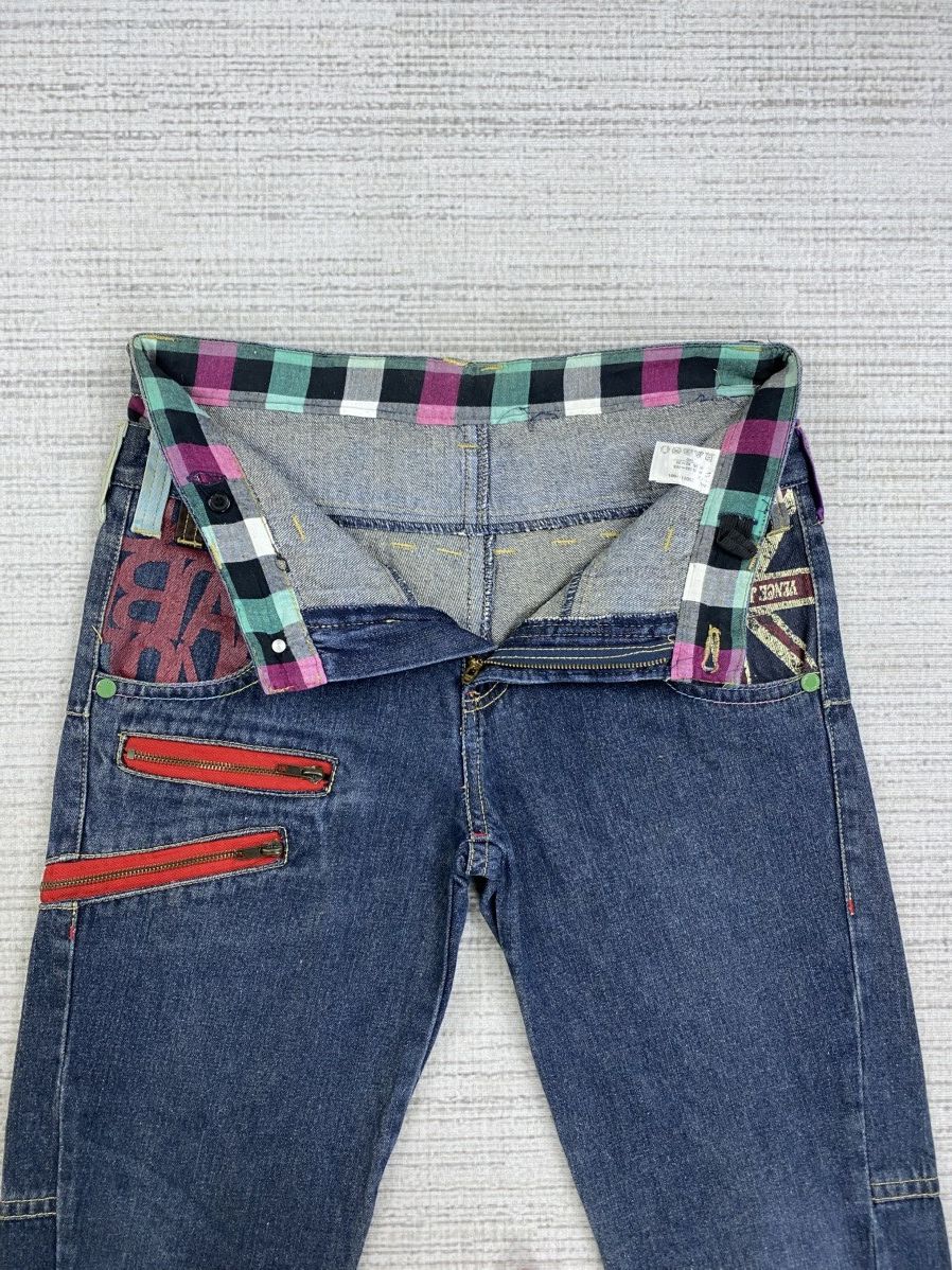 Hysteric Glamour Vintage Corn Flake Jeans Double Waist Rare Denim Jeans Size US 31 - 9 Thumbnail