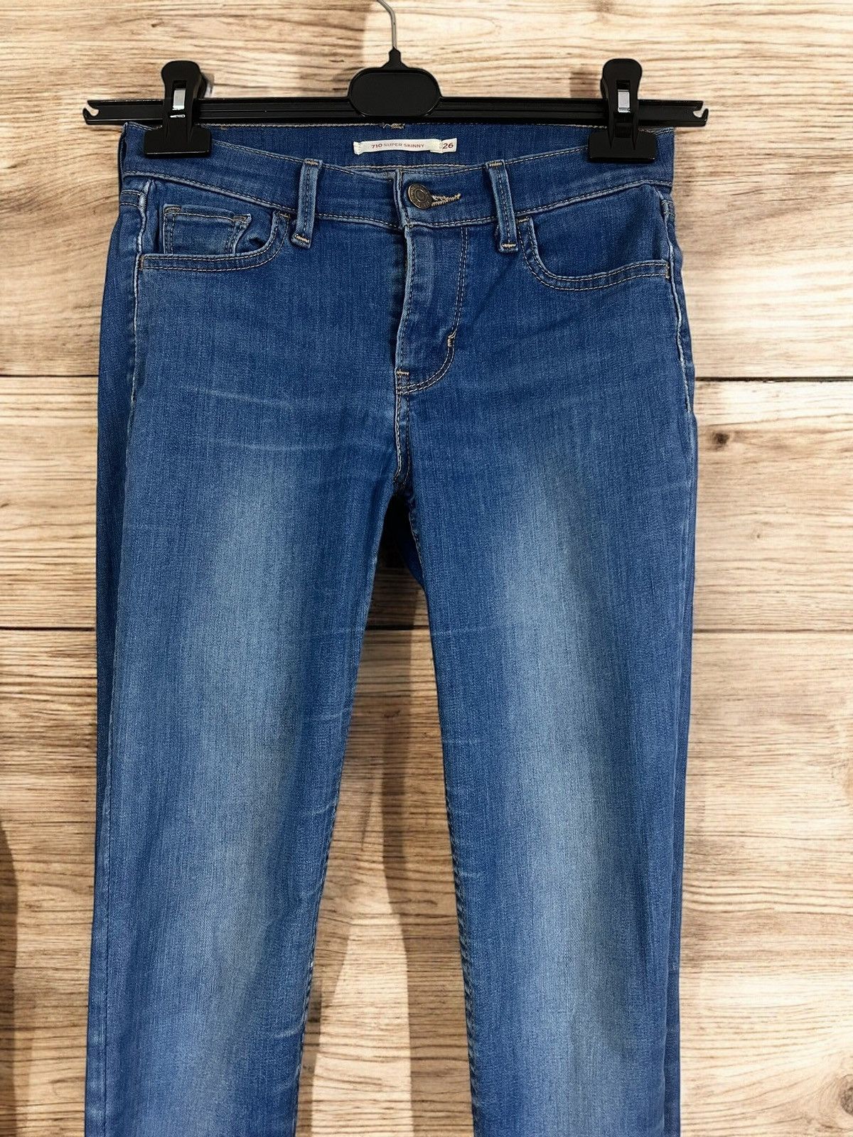 Levi's Levi’s 710 Super Skinny women’s jeans size W26 L32 Size 26" / US 2 / IT 38 - 2 Thumbnail