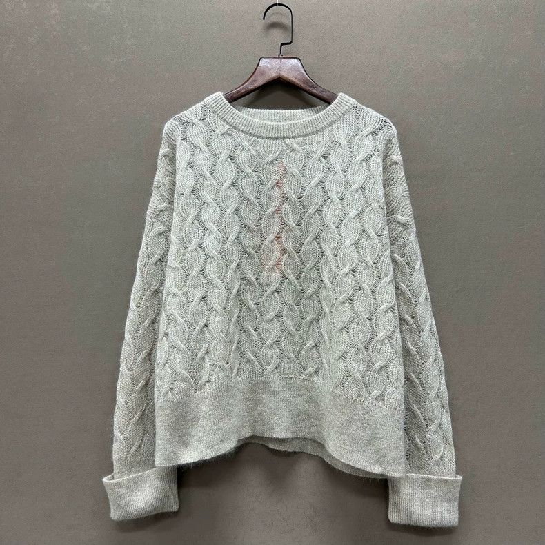 The Elder Statesman BC Cable Knit Silk Cashmere Sweater Size US S / EU 44-46 / 1 - 1 Thumbnail
