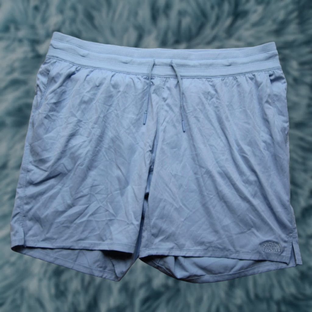 The North Face The North Face Shorts Womens 2XL Tall Blue FlashDry Athletic Gym Running Size 40" / US 18 - 1 Thumbnail
