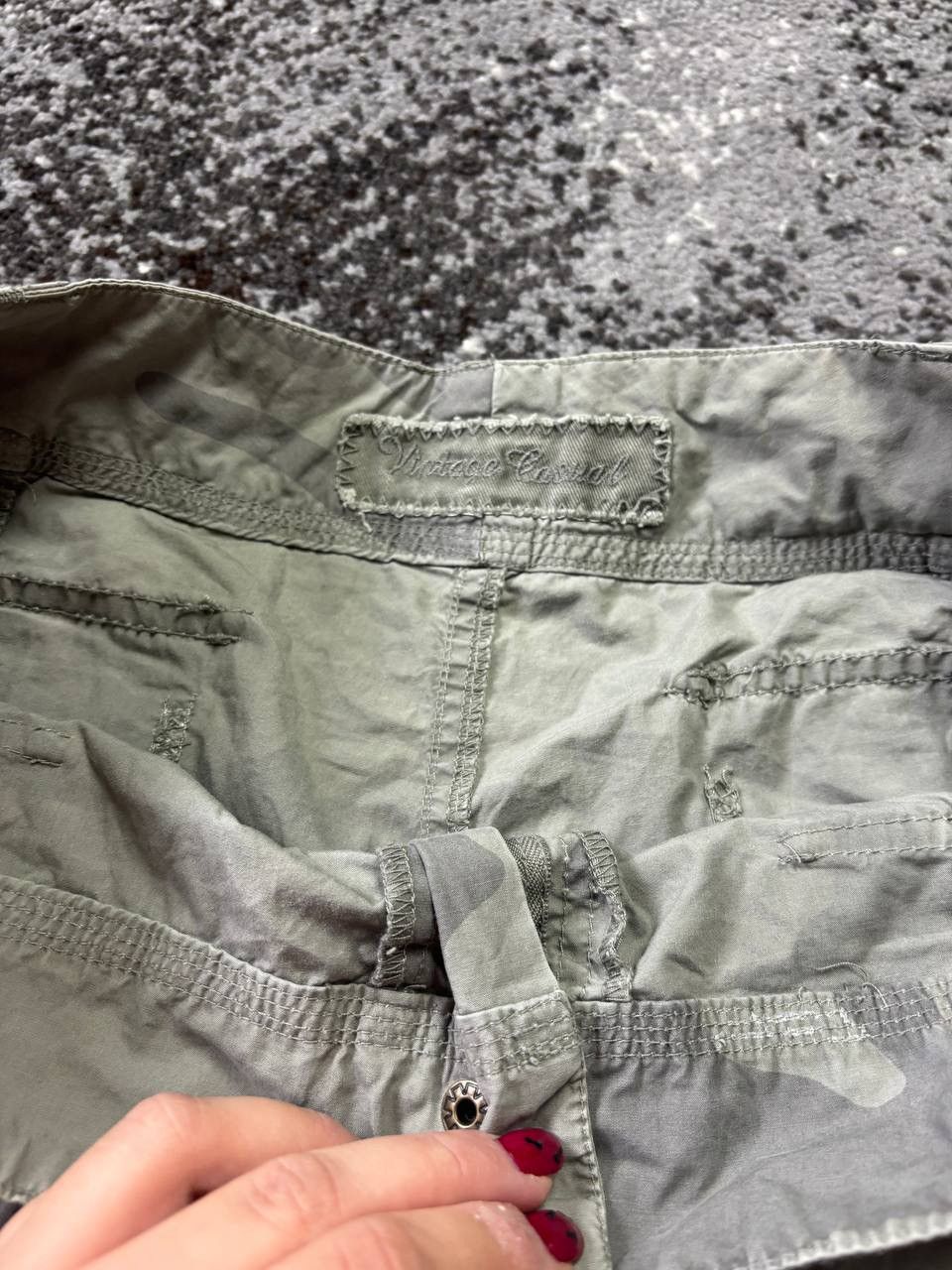 Vintage Vintage Y2K New Look Carti Syle Cargo Military Shorts Size US 33 - 6 Thumbnail