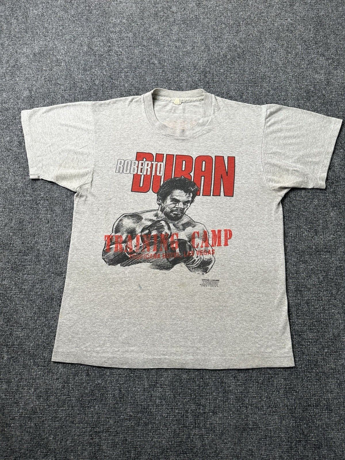 Other Mens Roberto Duran Boxing Training Camp Las Vegas 1980s Sz M Size US M / EU 48-50 / 2 - 1 Thumbnail