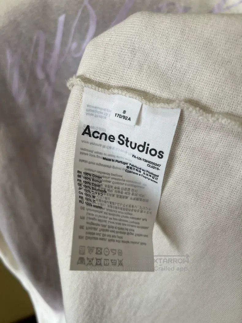 Acne Studios Acne Studios Dog print short-sleeve T-shirt, beige Size S / US 4 / IT 40 - 4 Thumbnail