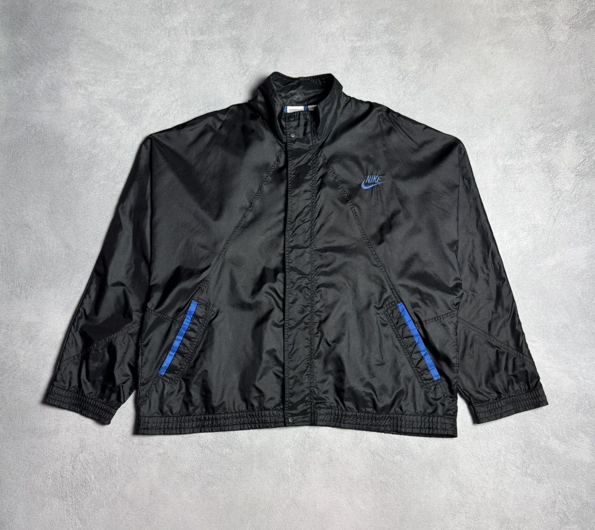Nike 1990s Nike Vintage Nylon Track Jacket Small Logo size XL Size US XL / EU 56 / 4 - 1 Thumbnail