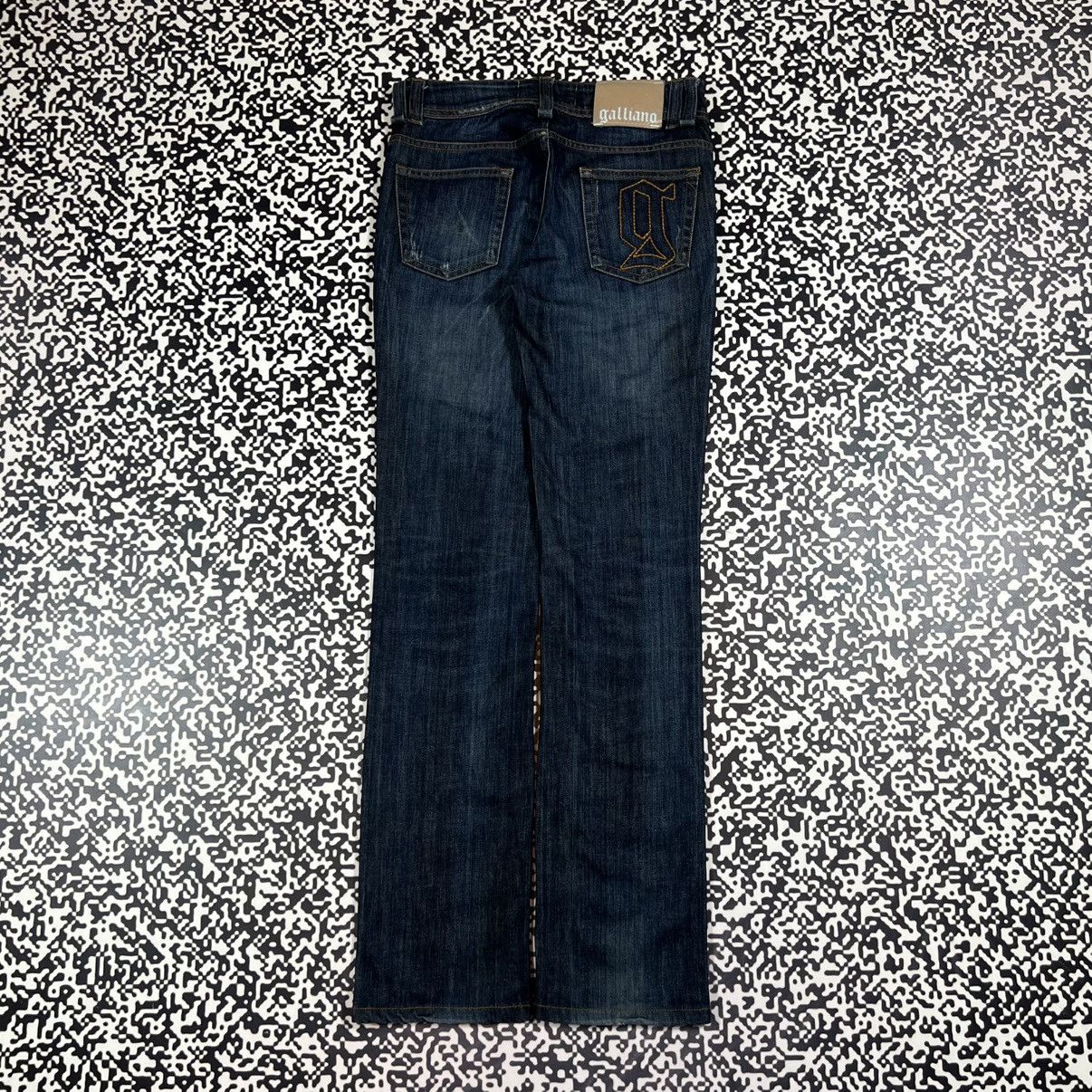 John Galliano Vintage Y2K John Galliano Luxury Casual 90s Style Jeans Size 26" / US 2 / IT 38 - 3 Thumbnail