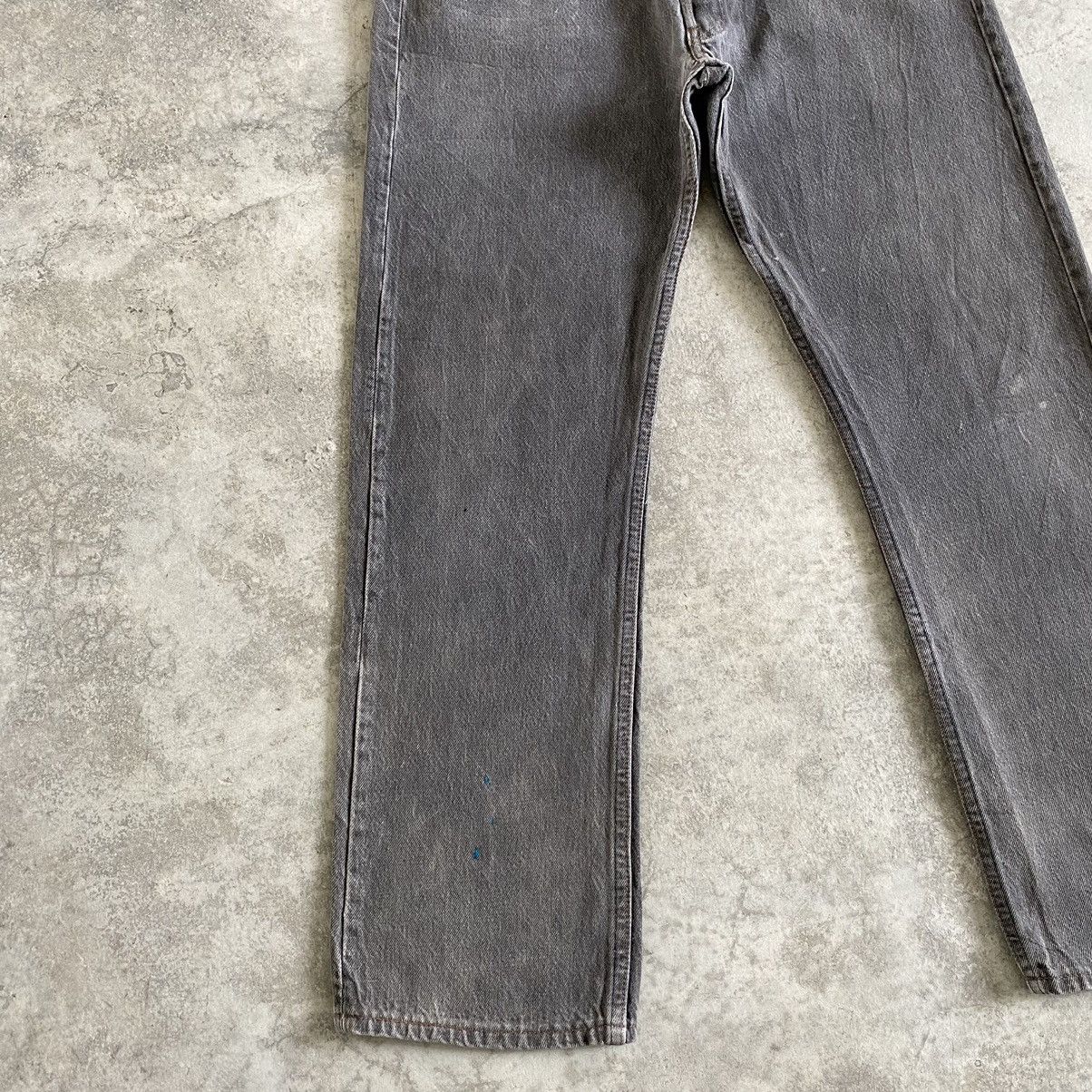 Vintage Vintage Late 80’s Levis 501 Ash Grey Denim Jeans Size US 33 - 5 Thumbnail