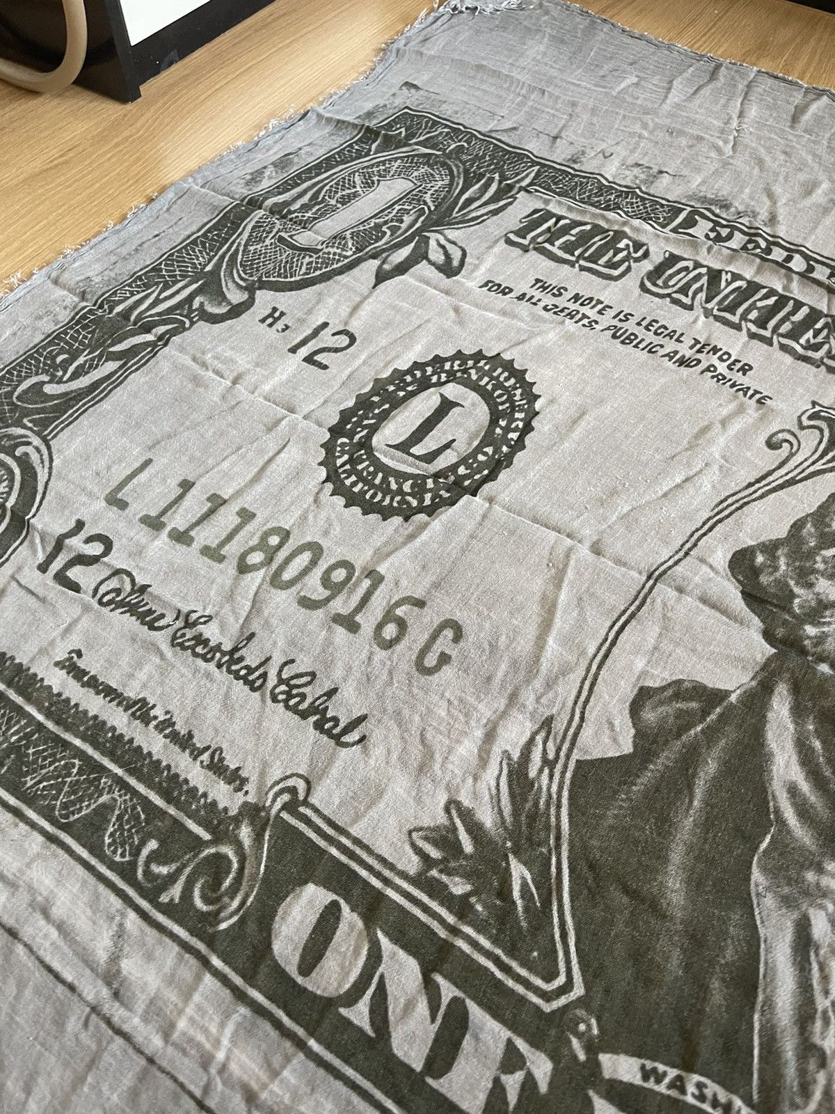 Other George Washington Money Dollar Pattern Huge Scarf Size ONE SIZE - 4 Thumbnail