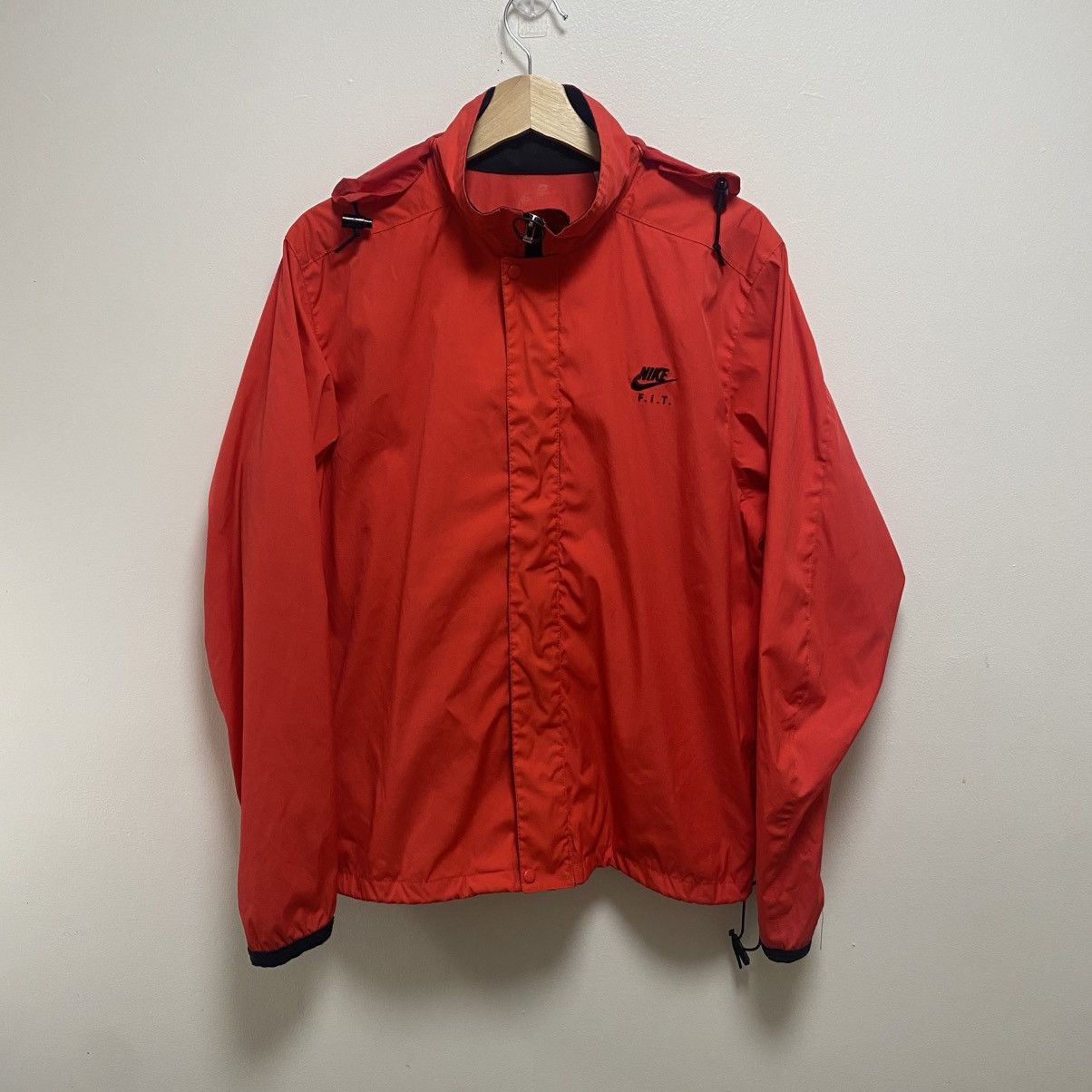 Nike Vintage Nylon Zip Up Windbreaker Jacket Medium