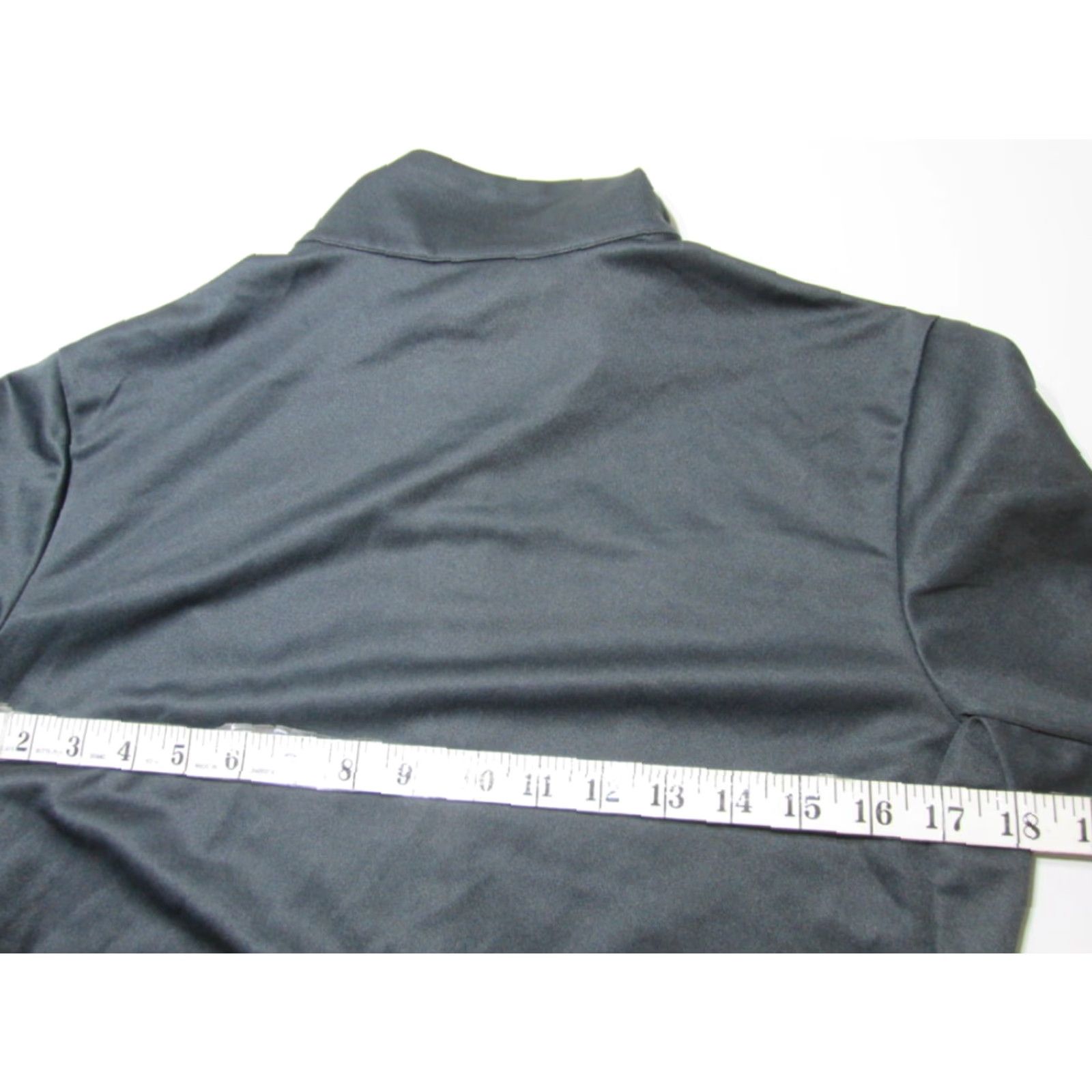 Nike Nike Womens Size S Track Jacket Dark Gray Solid Long Sleeve Zip Pockets Activewear Outerwear Size S / US 4 / IT 40 - 7 Thumbnail