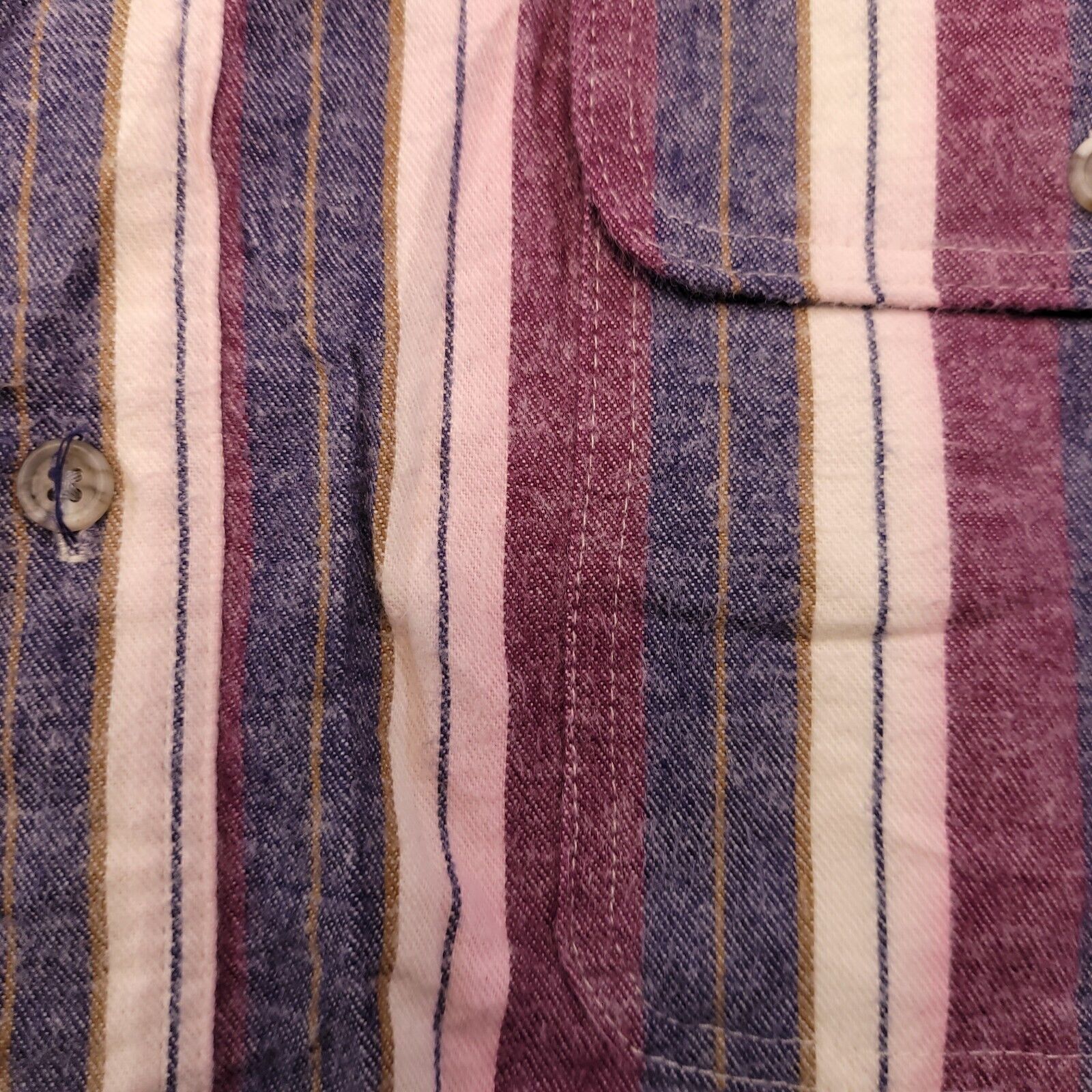 Eddie Bauer Eddie Bauer Flannel Button Up Shirt Mens Size L Maroon Blue Size US L / EU 52-54 / 3 - 5 Thumbnail
