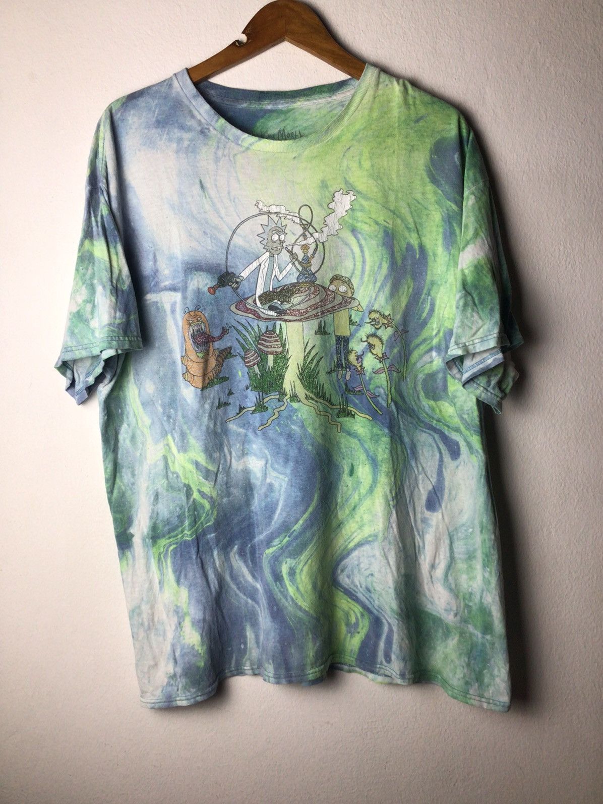 Cartoon Network Rick and Morty tie-dry Size US XL / EU 56 / 4 - 1 Thumbnail