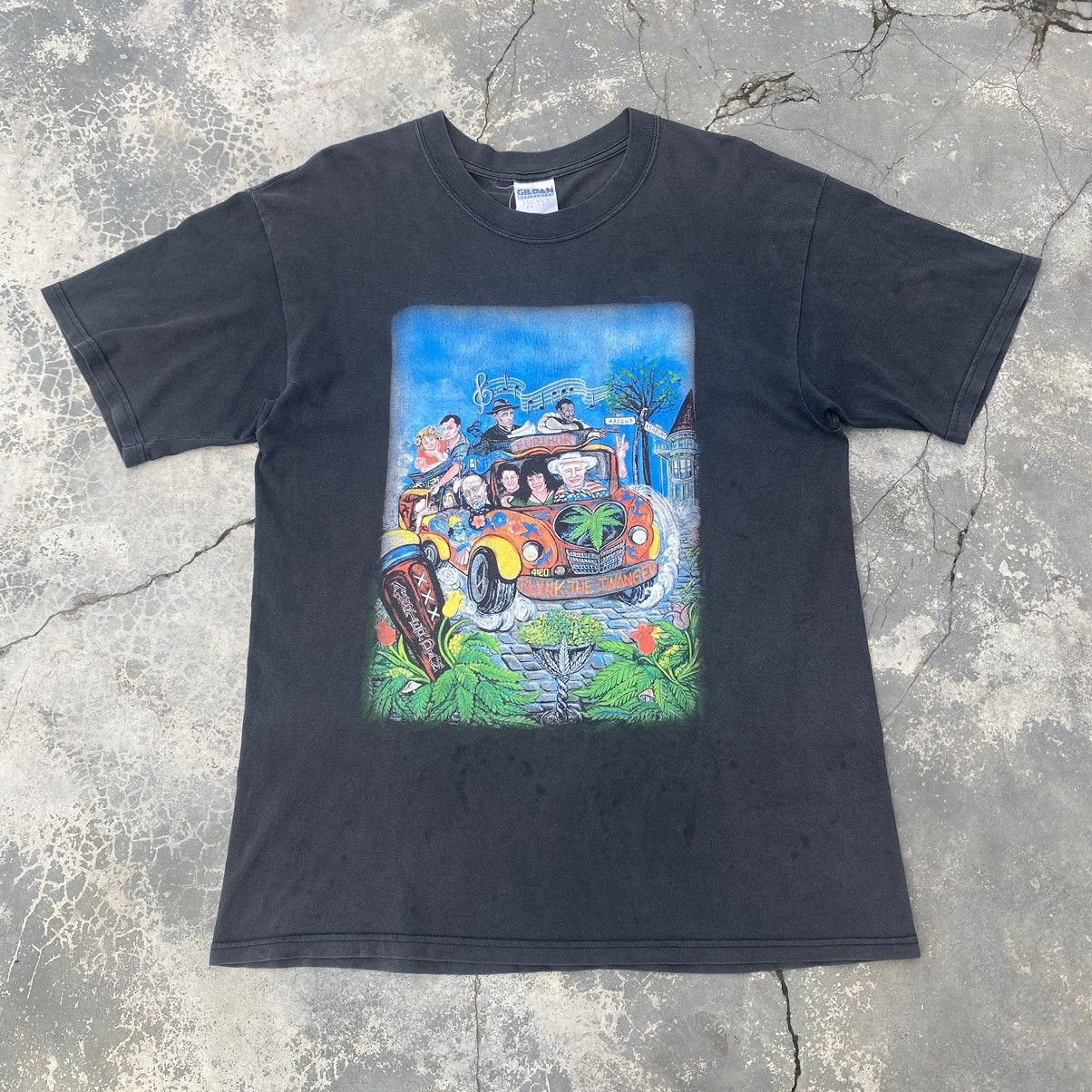 Vintage VERY RARE 1999 High Times Cannabis Cup tee Size US XL / EU 56 / 4 - 1 Thumbnail