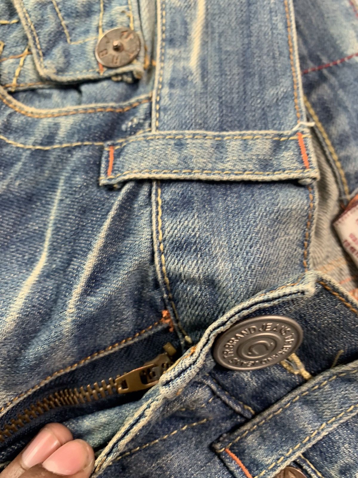True Religion Vintage true religion amazing embroidered pocket billy denim Size US 30 / EU 46 - 7 Thumbnail