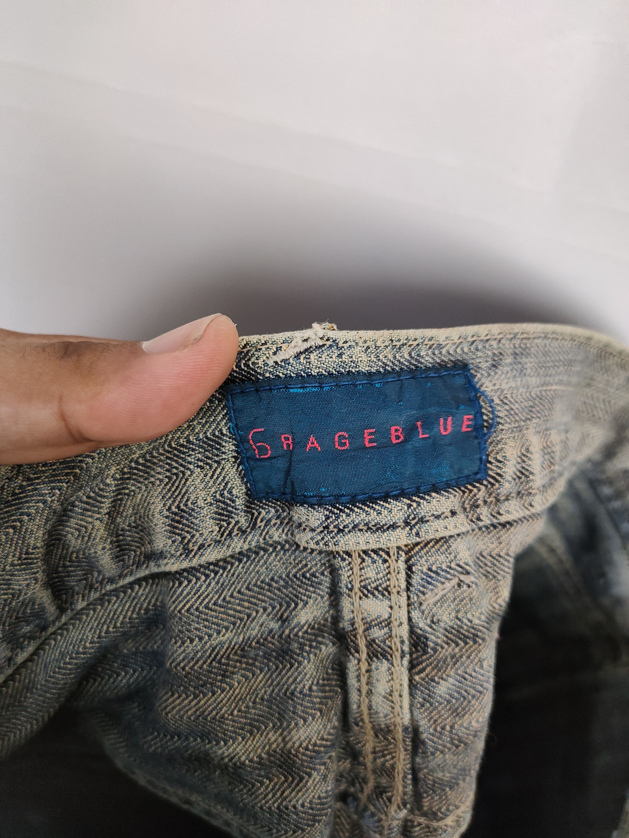 Japanese Brand × RAGEBLUE × Vintage Vintage Rageblue Hickory Denim Bush Pant Size US 32 / EU 48 - 5 Thumbnail
