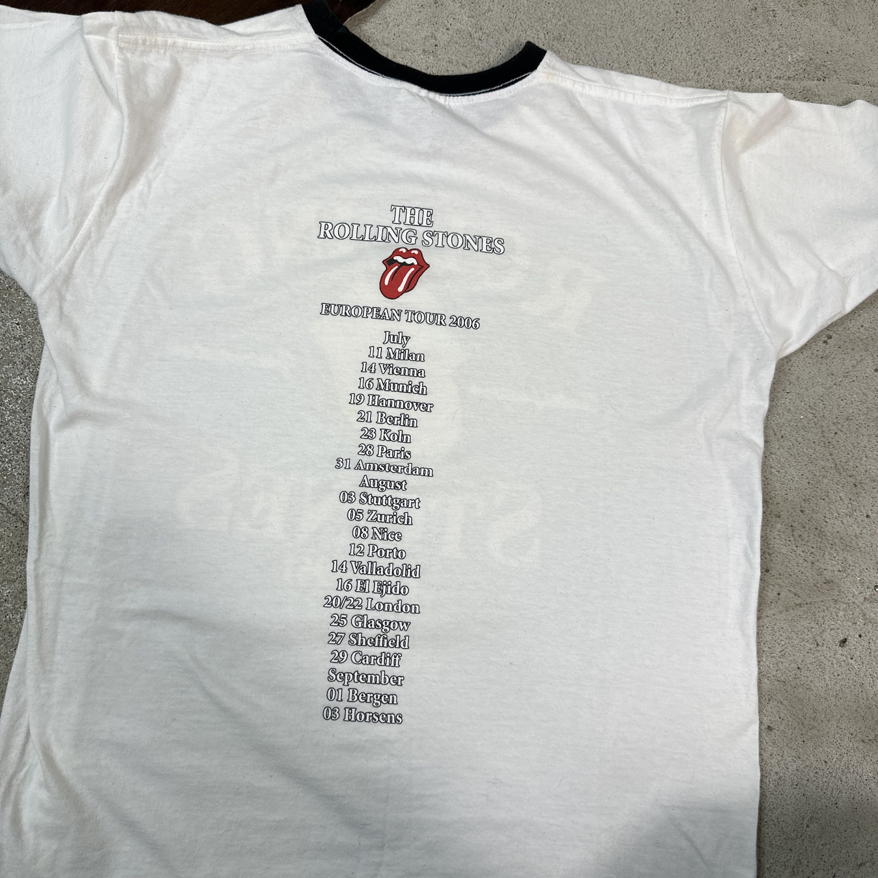 The Rolling Stones × Vintage Rolling Stones Ringer T-shirt Size US M / EU 48-50 / 2 - 4 Thumbnail
