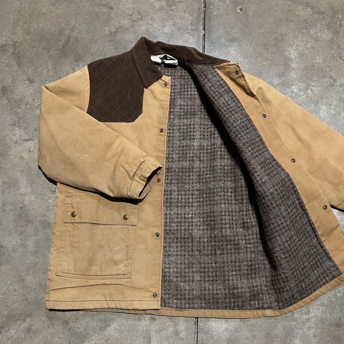 Walls Vintage 80s Walls Chore Jacket Corduroy Collar Blanket Lined Size US M / EU 48-50 / 2 - 7 Thumbnail