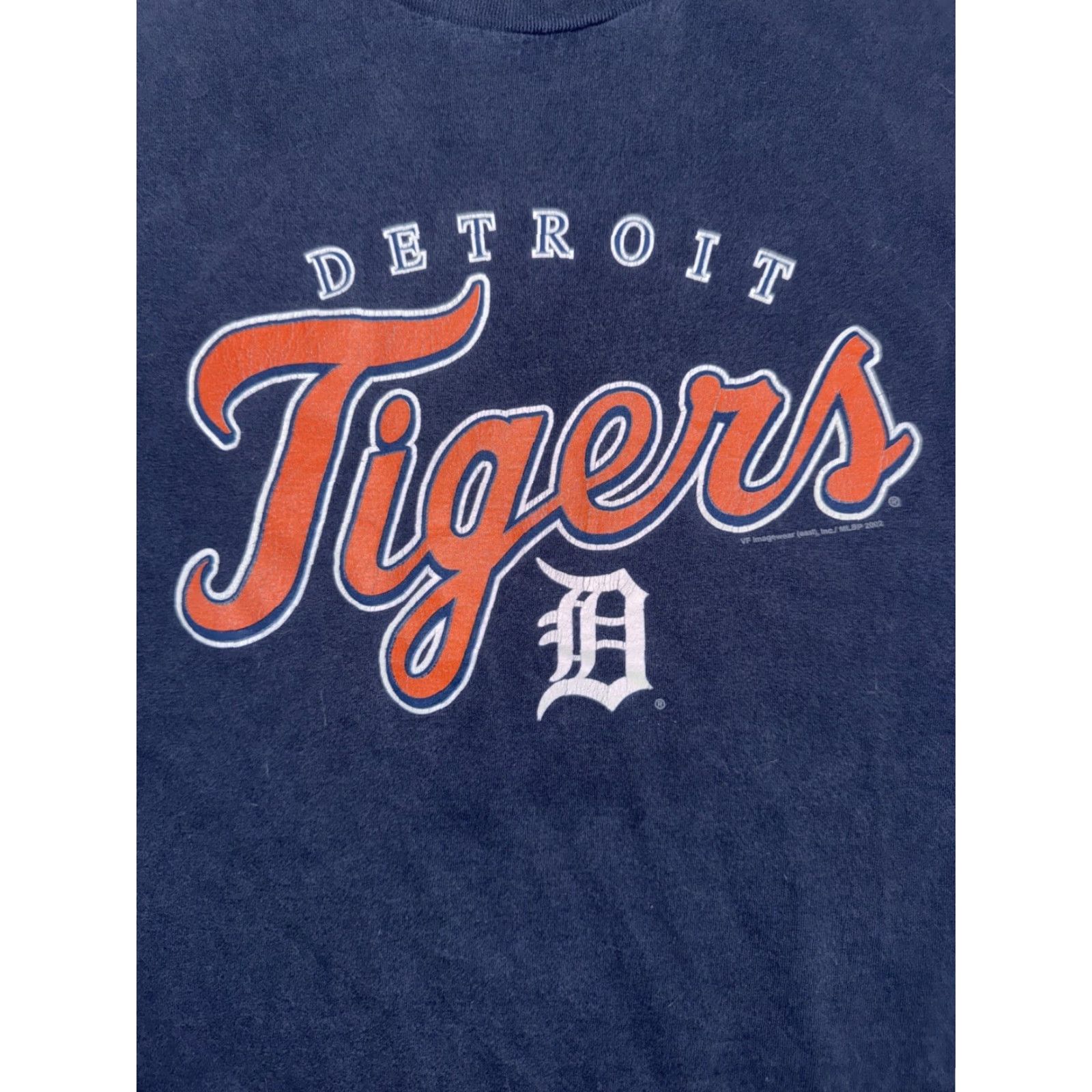 Lee VINTAGE Lee Sport Detroit Tigers T-Shirt Navy Blue Large 21x28 MLB Baseball Size US L / EU 52-54 / 3 - 2 Thumbnail