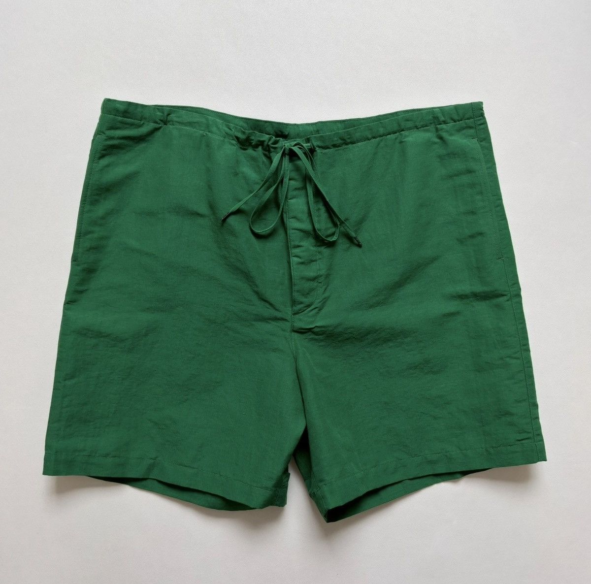Auralee Green ‘Finx’ Linen Easy Shorts Shorts Size US 36 / EU 52 - 2 Thumbnail