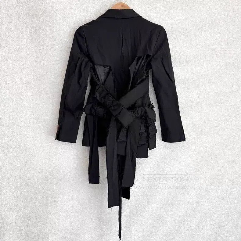 Comme des Garcons Comme Des Garcons Torn Strap Bow Knot Hollow Out Jacket Size XS / US 0-2 / IT 36-38 - 3 Thumbnail