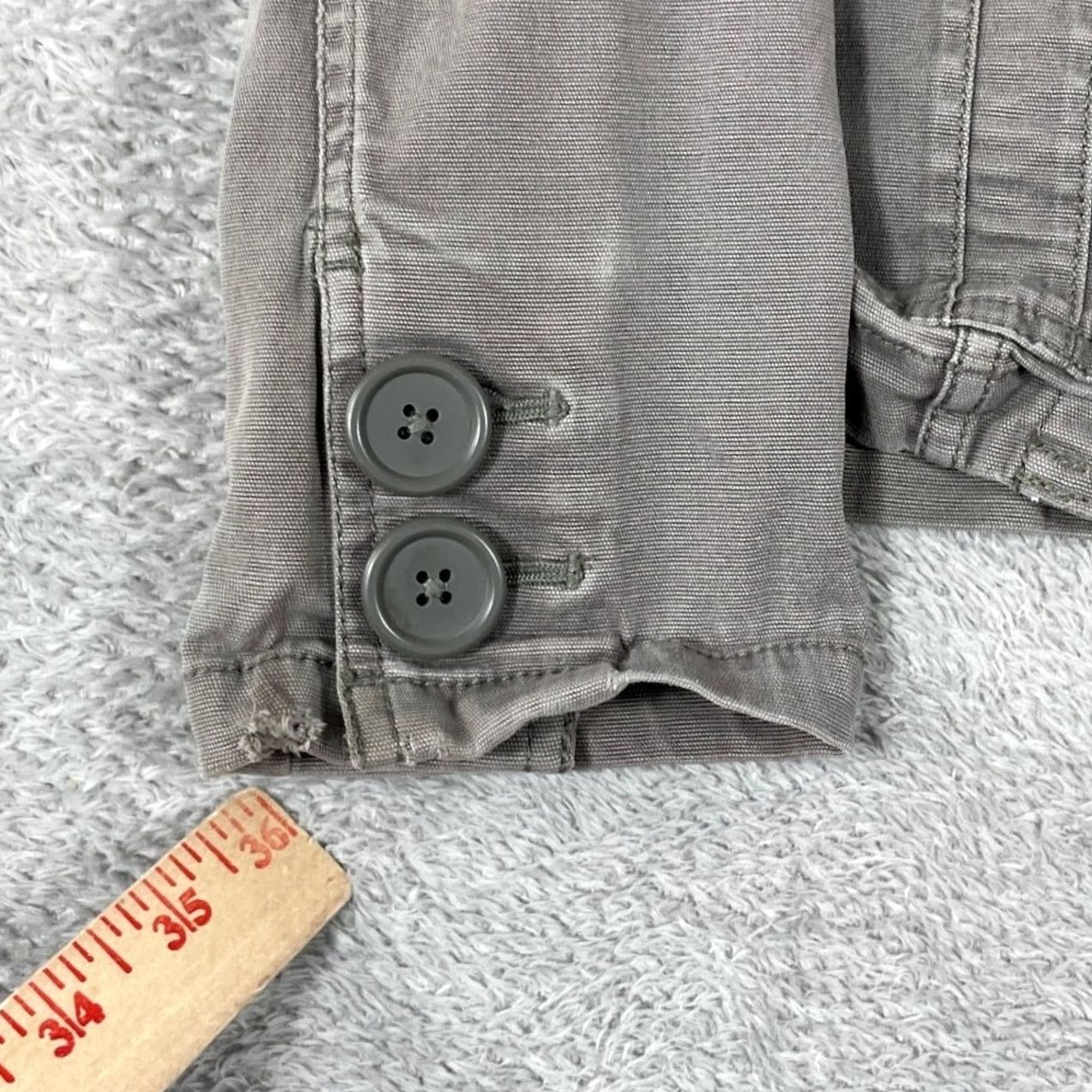 Eddie Bauer Eddie Bauer Utility Blazer Style Jacket Womens Small Gray Button Front Workwear Jacket Size S / US 4 / IT 40 - 4 Thumbnail