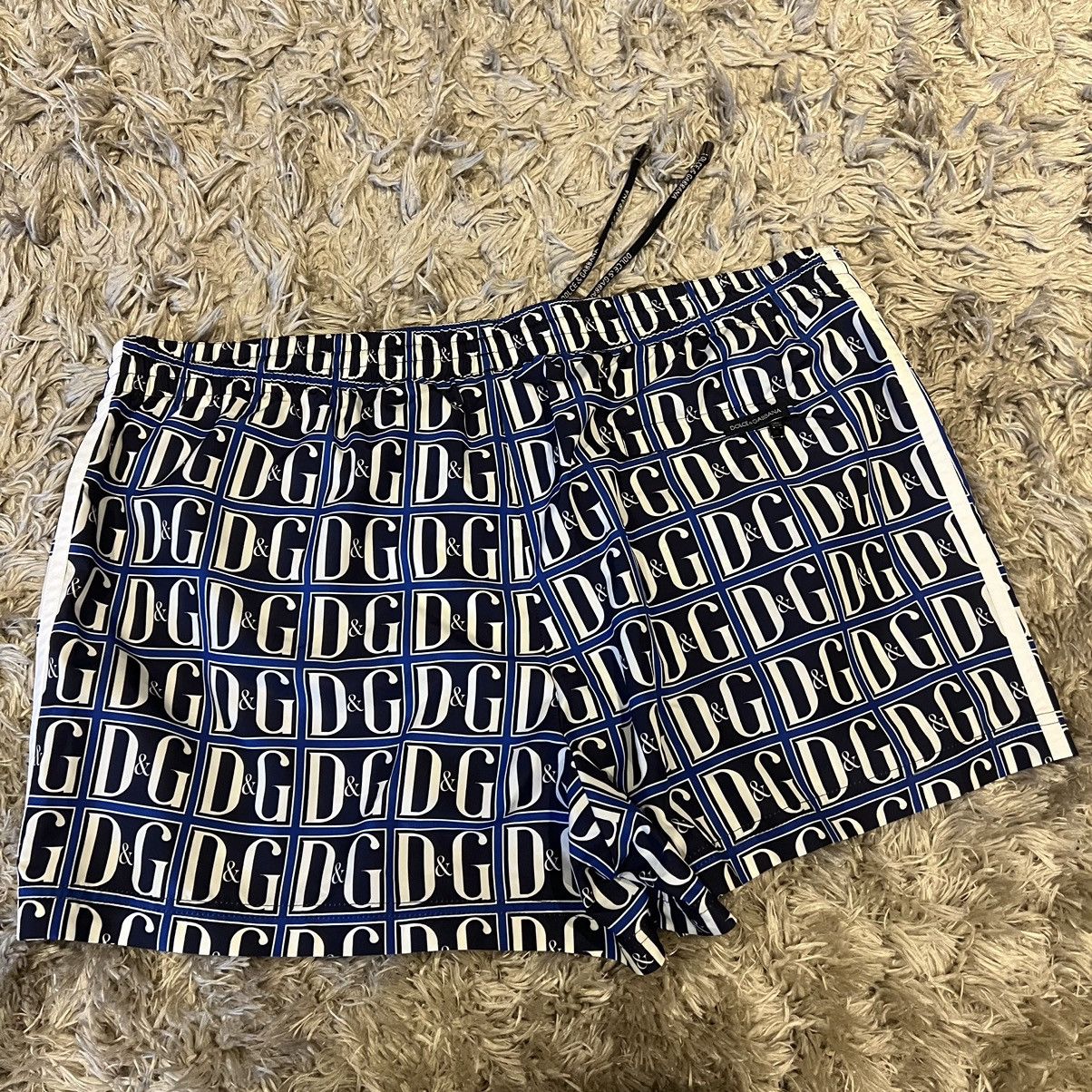 Dolce & Gabbana D&G shorts swimwear joggers new print logo Dolce and Gabanna Size US 38 / EU 54 - 3 Thumbnail