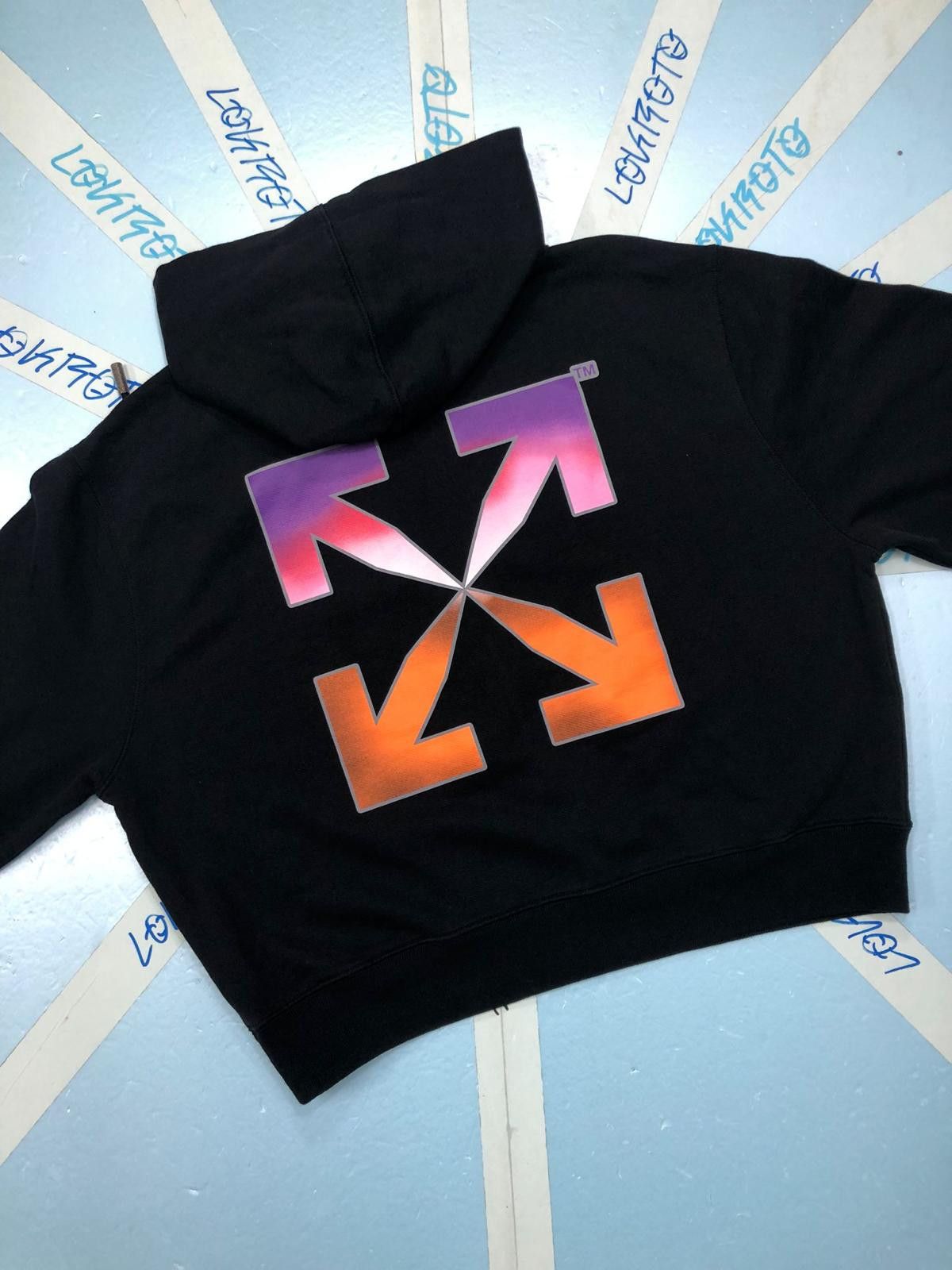 Off-White Off-White gradient black hoodie Size US L / EU 52-54 / 3 - 4 Thumbnail