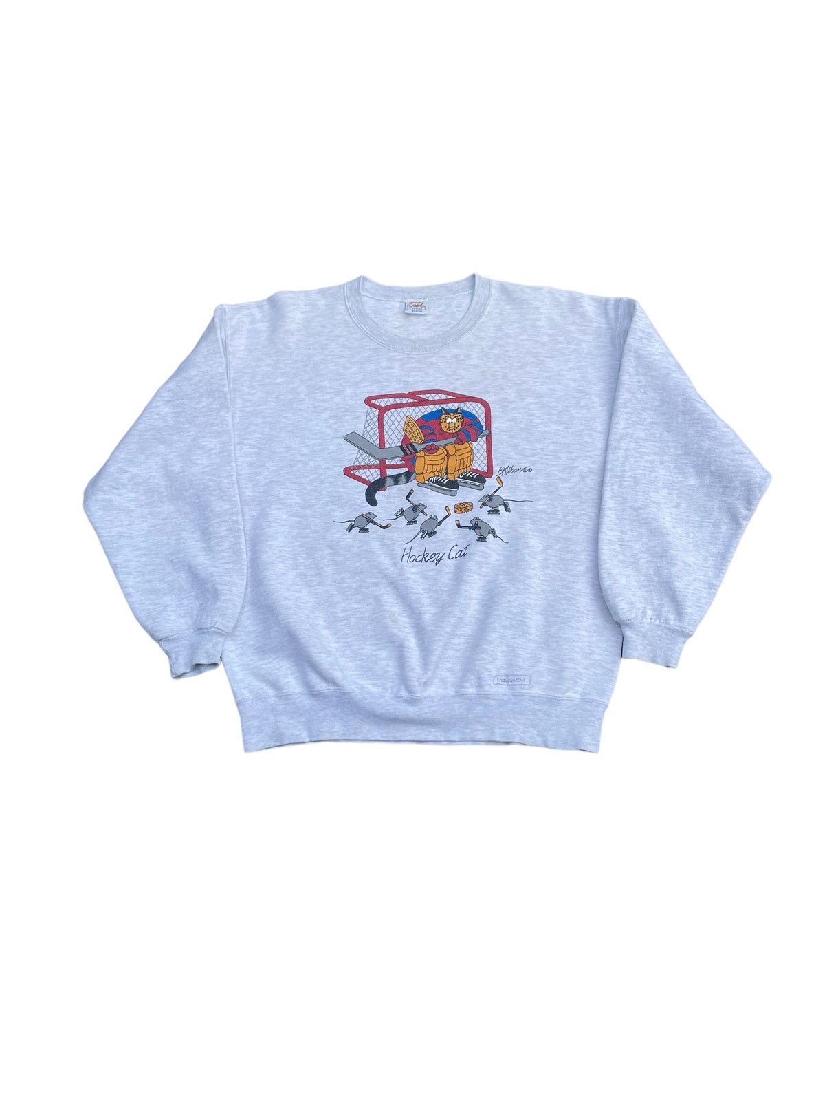 Vintage Vintage Crazy Shirt Happy Cat Crewneck Size US M / EU 48-50 / 2 - 1 Thumbnail