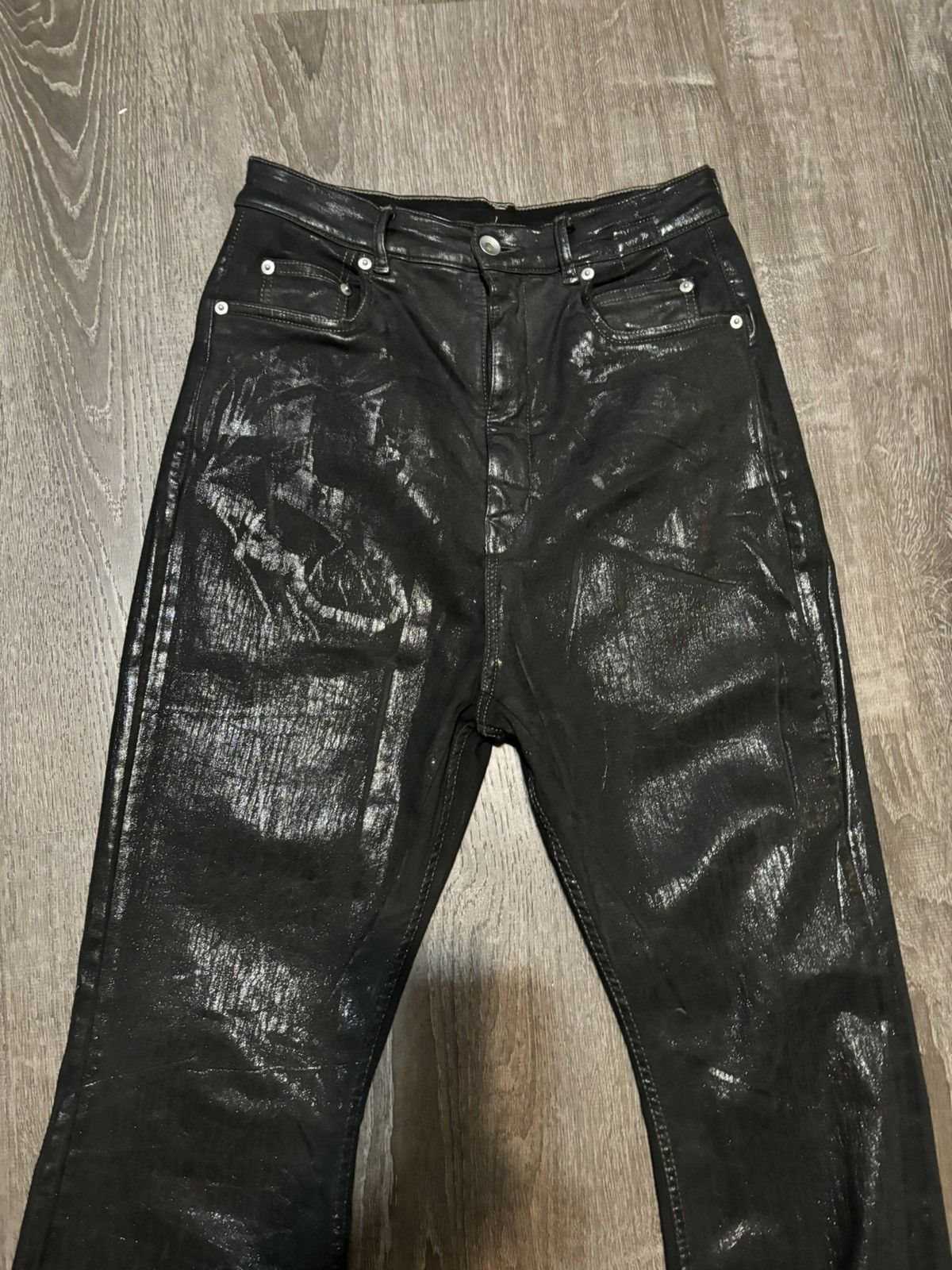Rick Owens Drkshdw Rick owen Bolan waxed Size 30" / US 8 / IT 44 - 4 Thumbnail