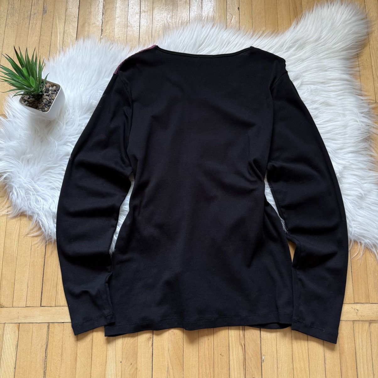 Hysteric Glamour 📌 VTG Signature JPG Vibe Top Long Sleeve Cop Copine style Size M / US 6-8 / IT 42-44 - 12 Thumbnail