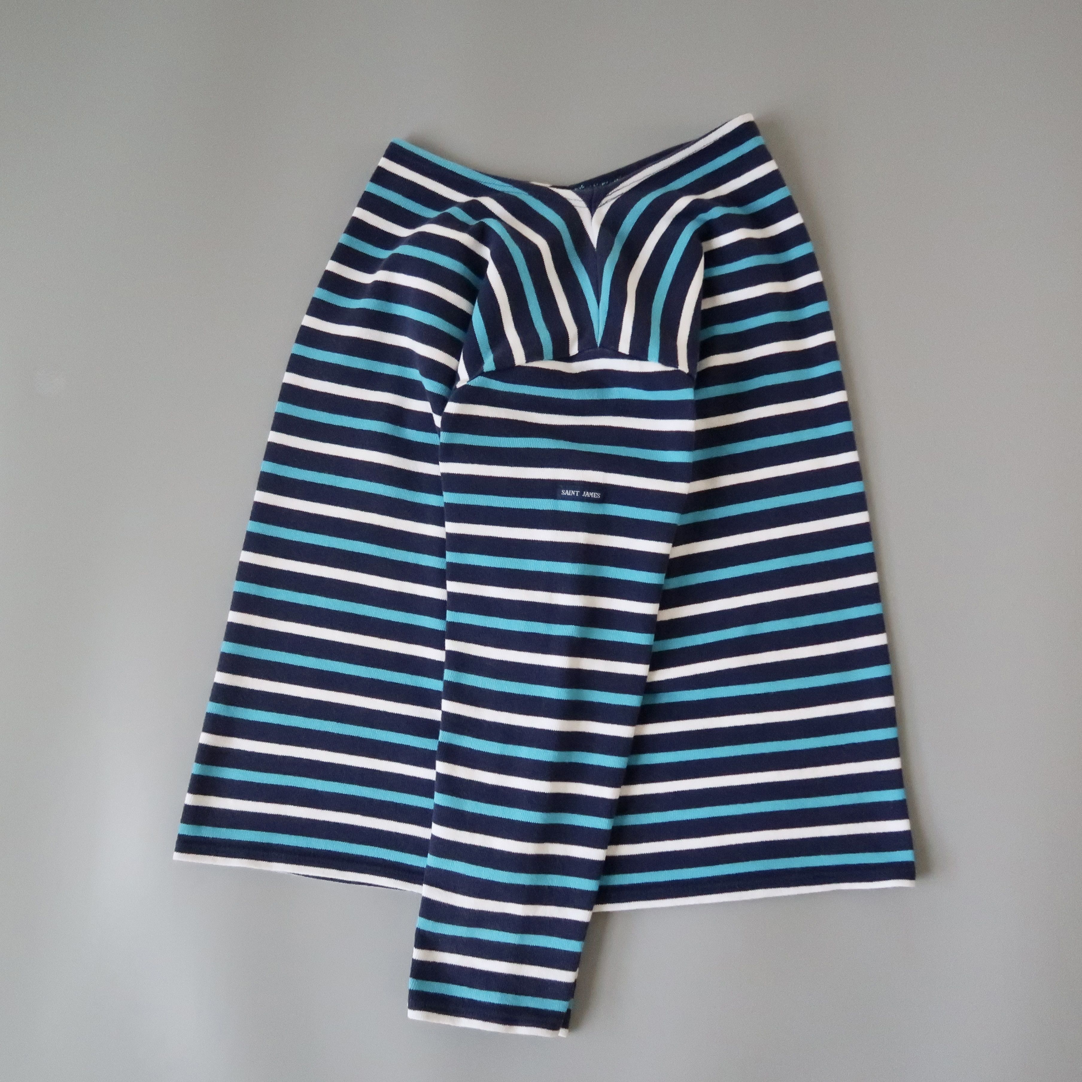 Saint James SAINT JAMES heavyweight cotton striped breton shirt, 3.5 Size US S / EU 44-46 / 1 - 1 Thumbnail