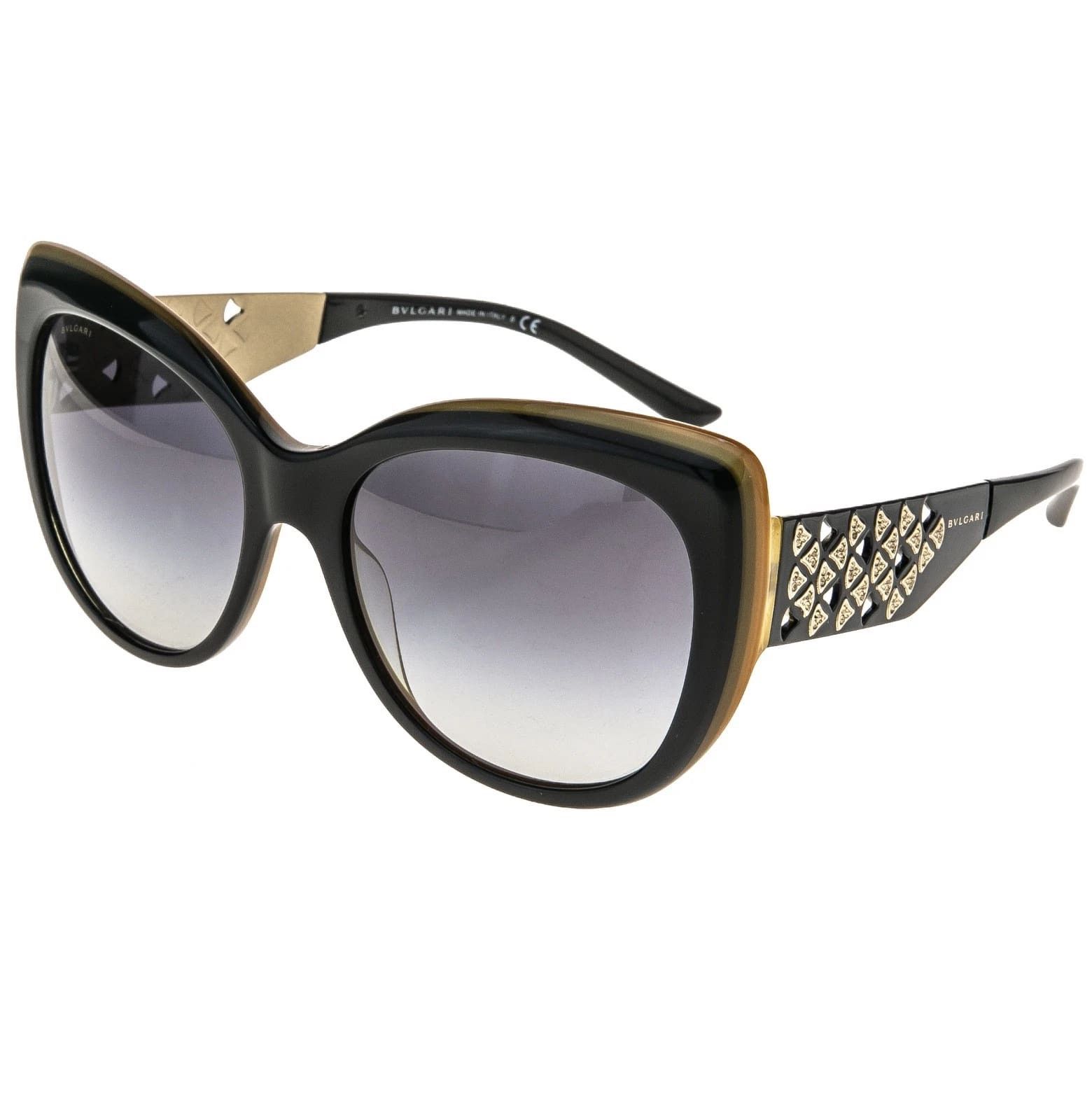 Bvlgari BULGARI BV8198B 8198 DIVAS DREAM TRILAYER Black Sunglasses Size ONE SIZE - 9 Thumbnail