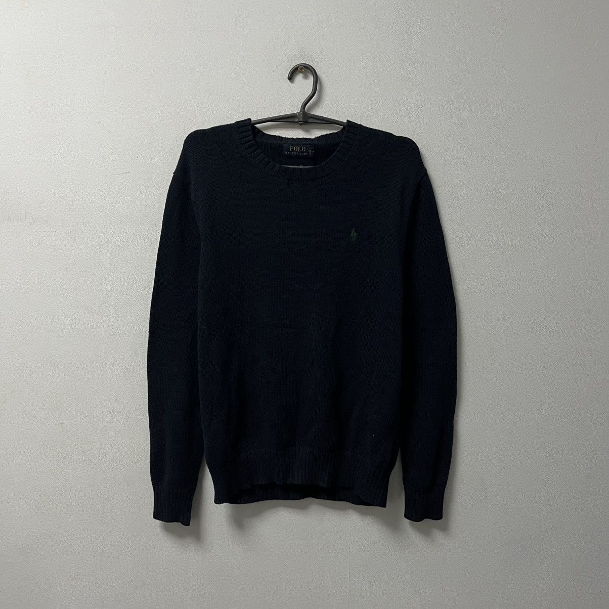 Polo Ralph Lauren Vintage navy blue polo Ralph Lauren Sweater Size US S / EU 44-46 / 1 - 1 Thumbnail