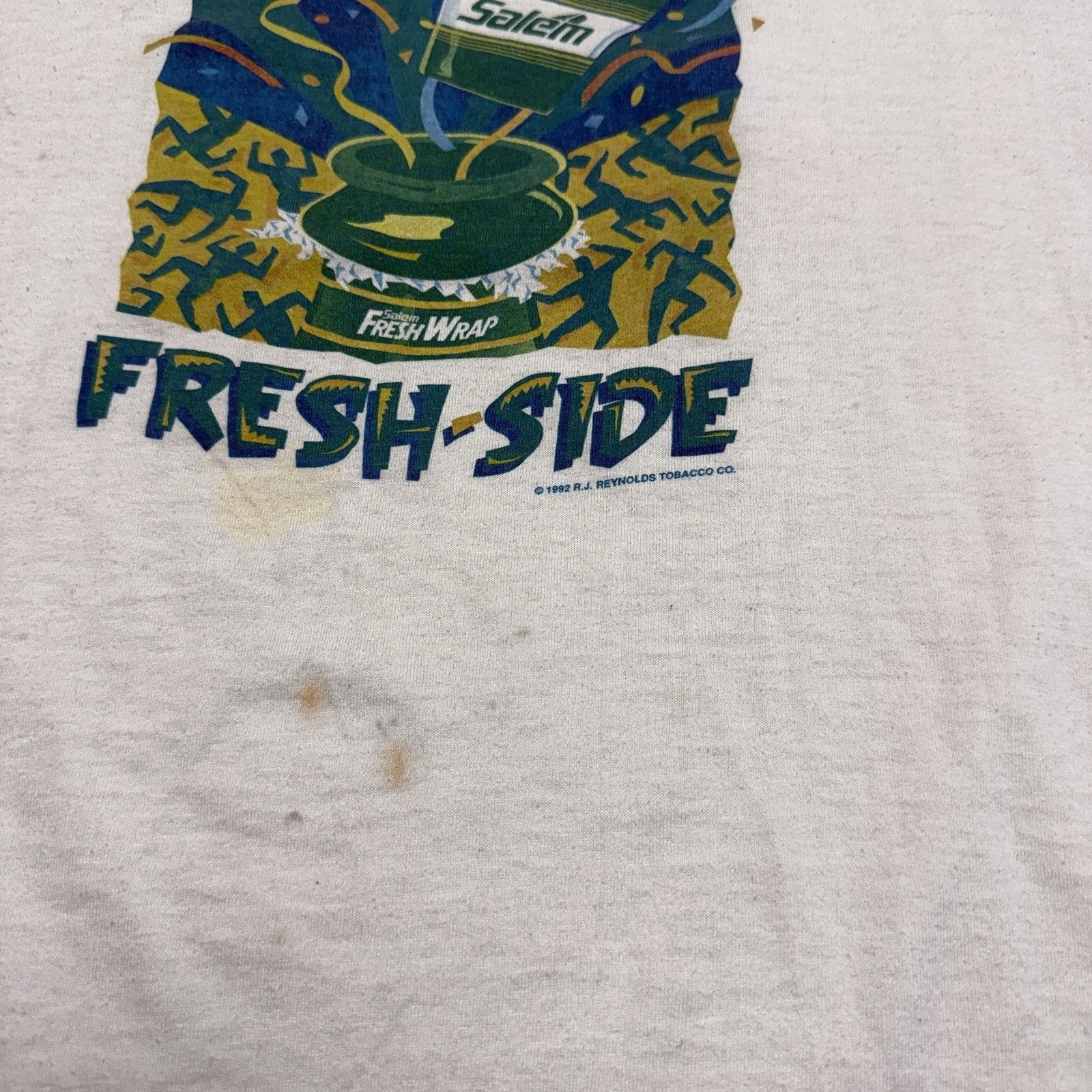Vintage Vintage Salem Shirt Mens XL White 90s USA Cig Promo Tee Fres Size US XL / EU 56 / 4 - 7 Thumbnail