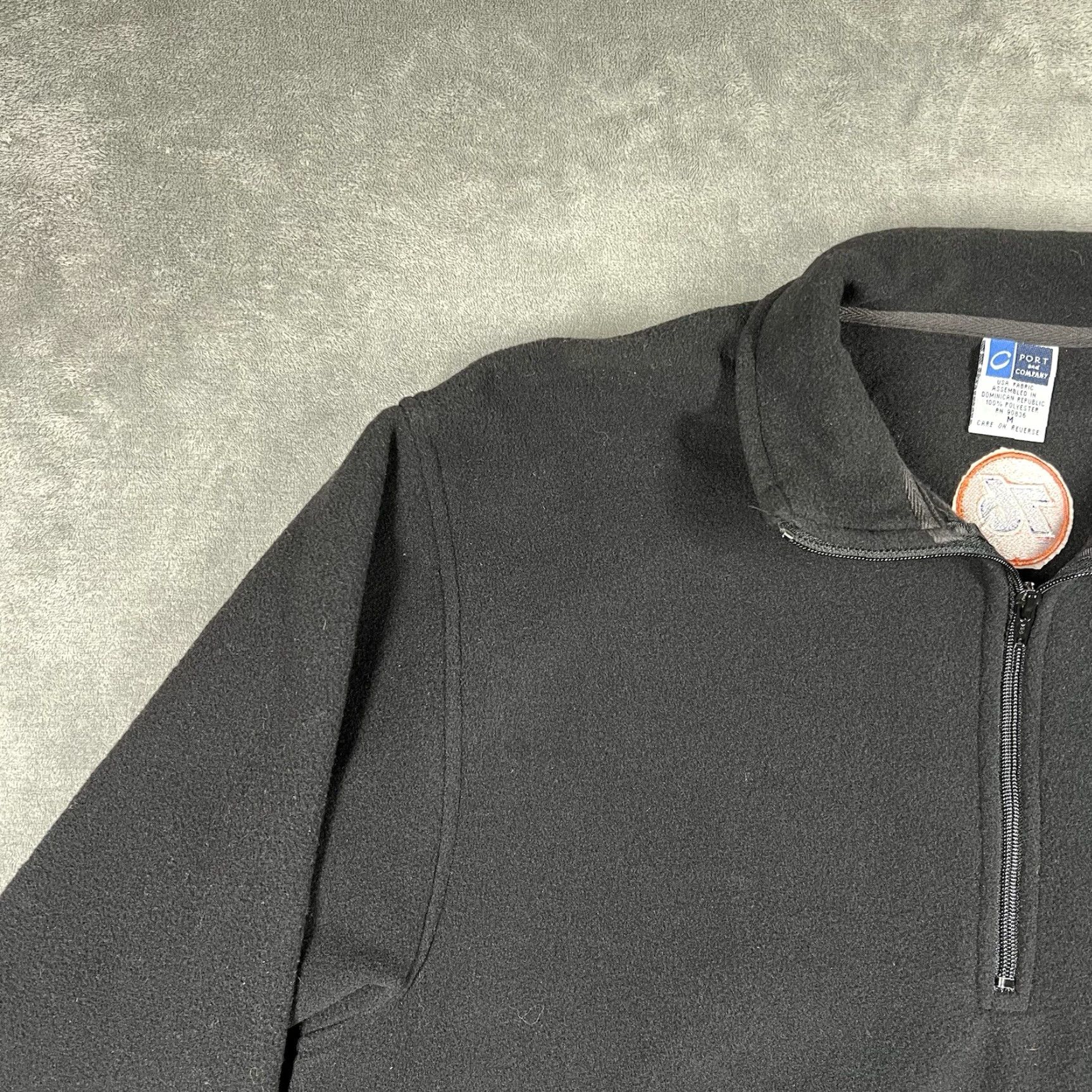 Port & Company Port & Company 76 Gas Station Machine vs Machine Mens M Black 1/4 Zip Pullover Sweatshirt Size US M / EU 48-50 / 2 - 2 Thumbnail