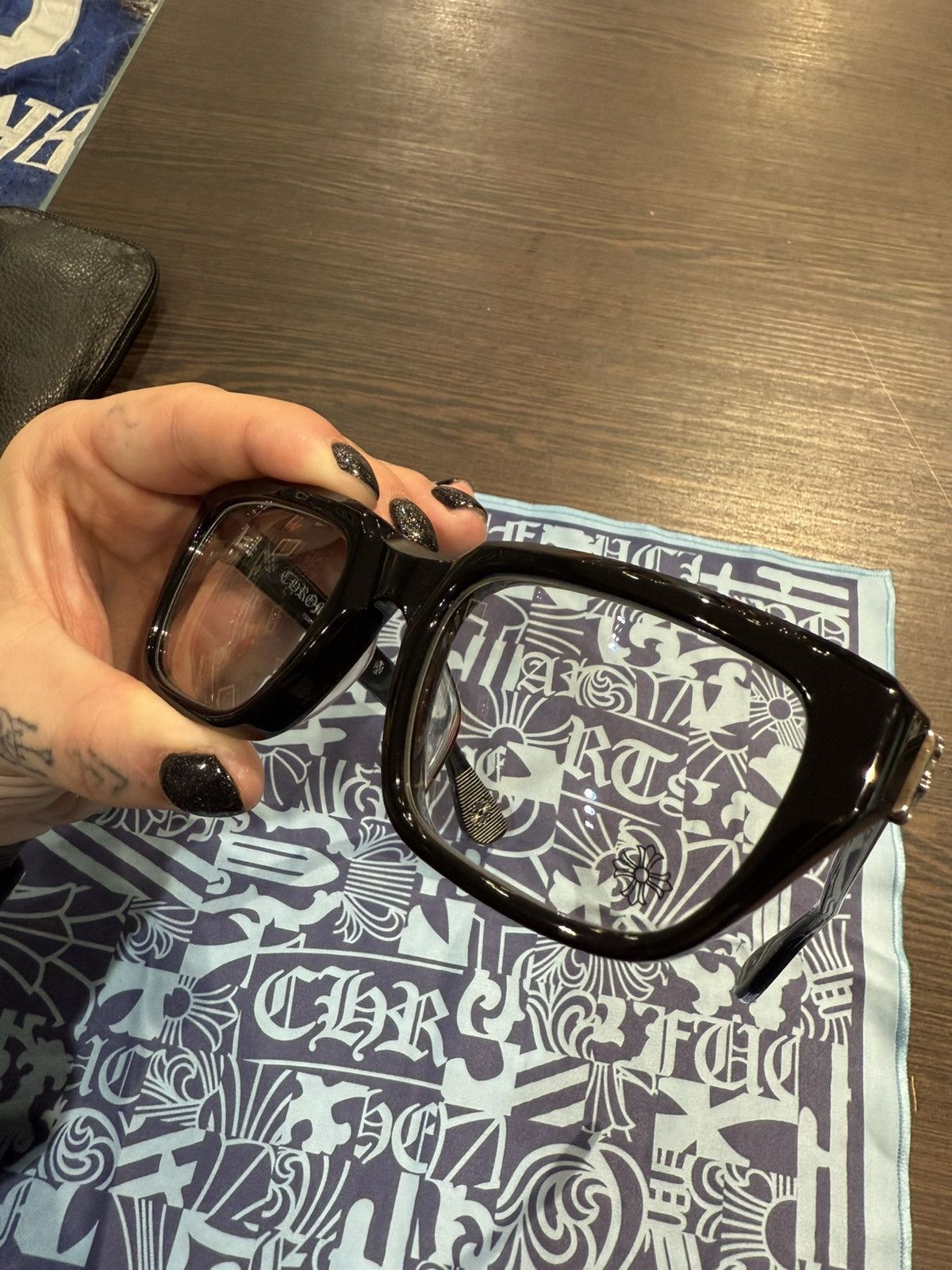 Chrome Hearts Chrome Hearts “Optitcal” Glasses Black/Silver Size ONE SIZE - 3 Thumbnail